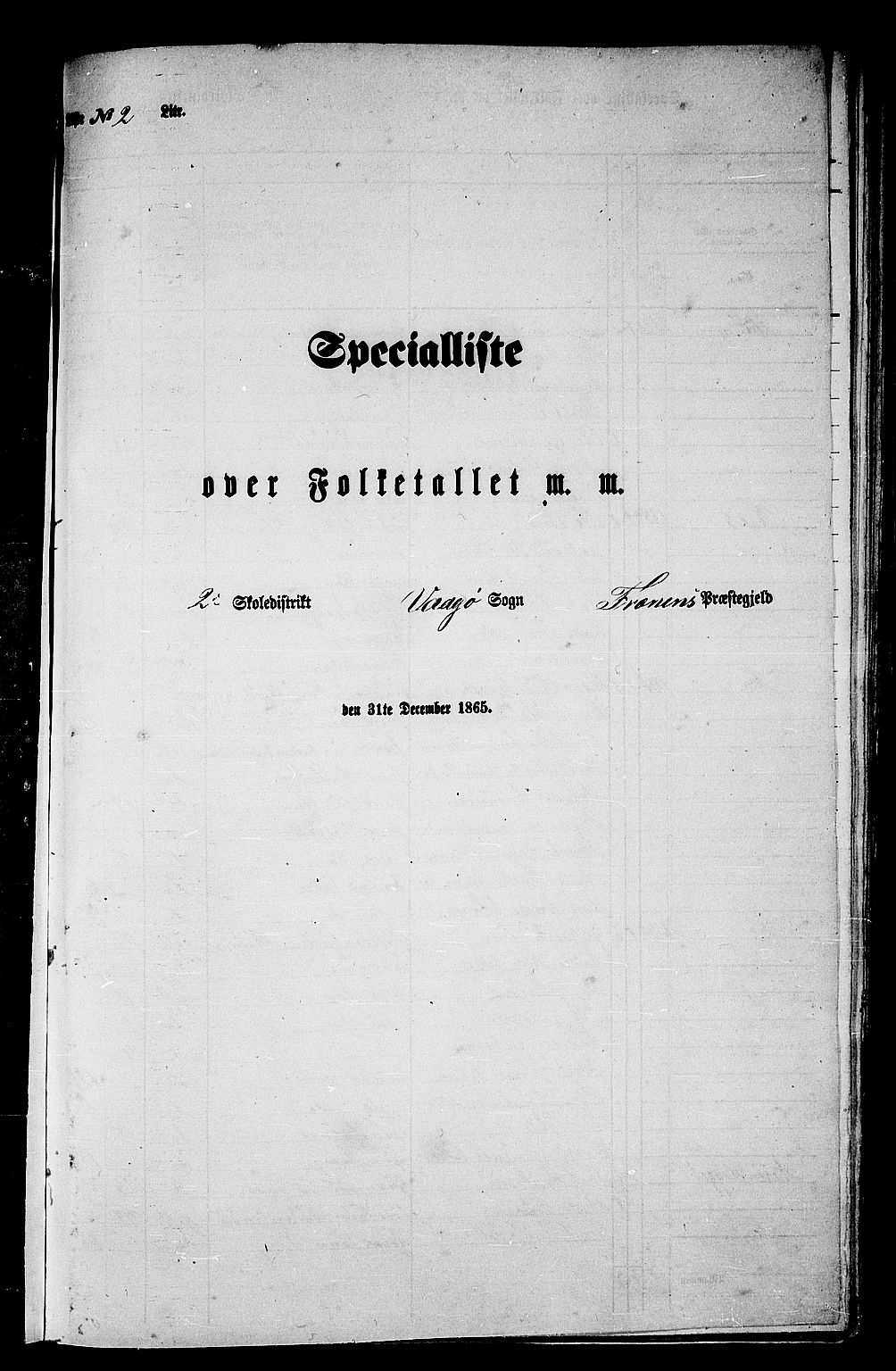 RA, 1865 census for Fræna, 1865, p. 26