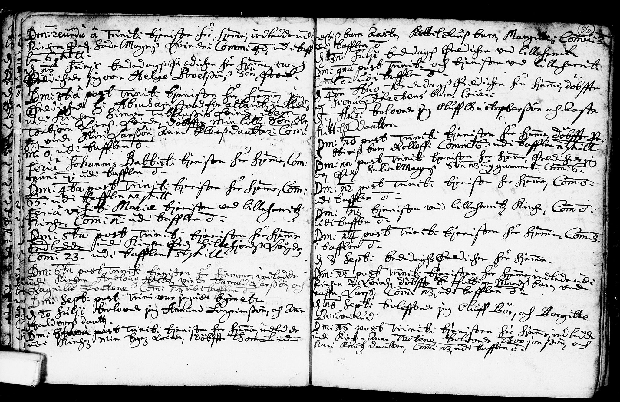 Heddal kirkebøker, AV/SAKO-A-268/F/Fa/L0001: Parish register (official) no. I 1, 1648-1699, p. 56