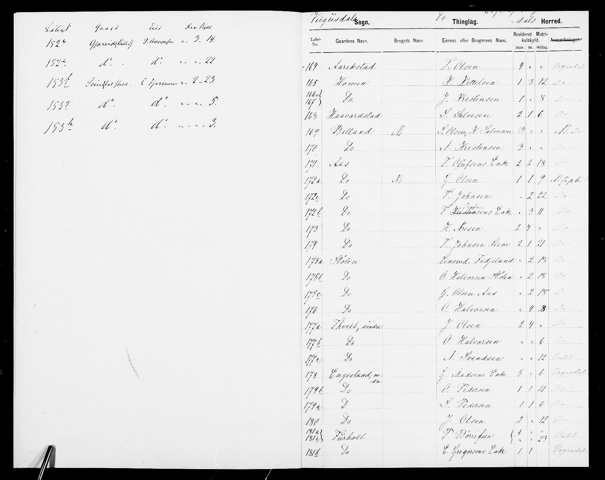 SAK, 1875 census for 0933P Herefoss, 1875, p. 199