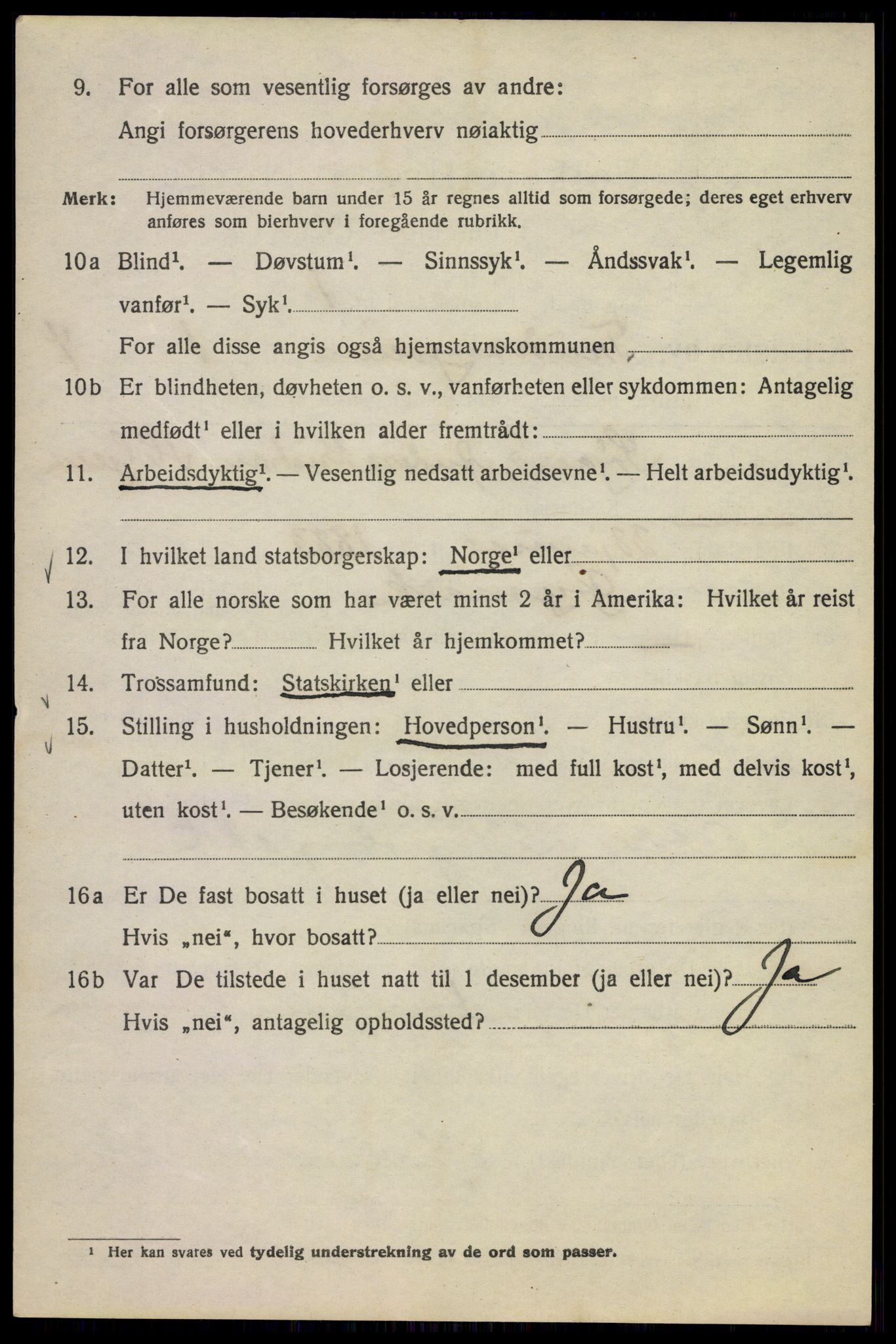 SAO, 1920 census for Kristiania, 1920, p. 603426