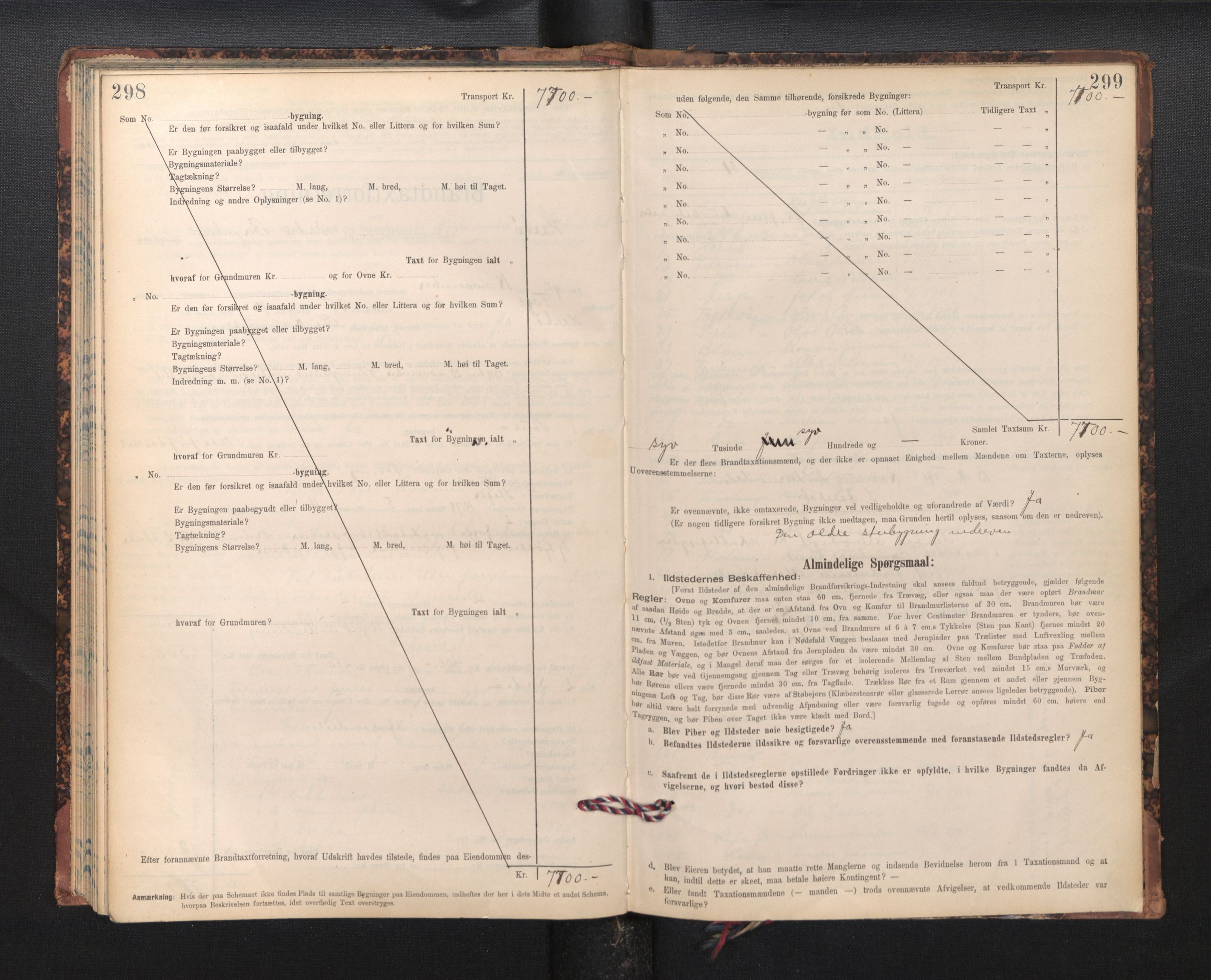 Lensmannen i Herdla, AV/SAB-A-32901/0012/L0003:  Branntakstprotokoll skjematakst, 1897-1916, p. 298-299