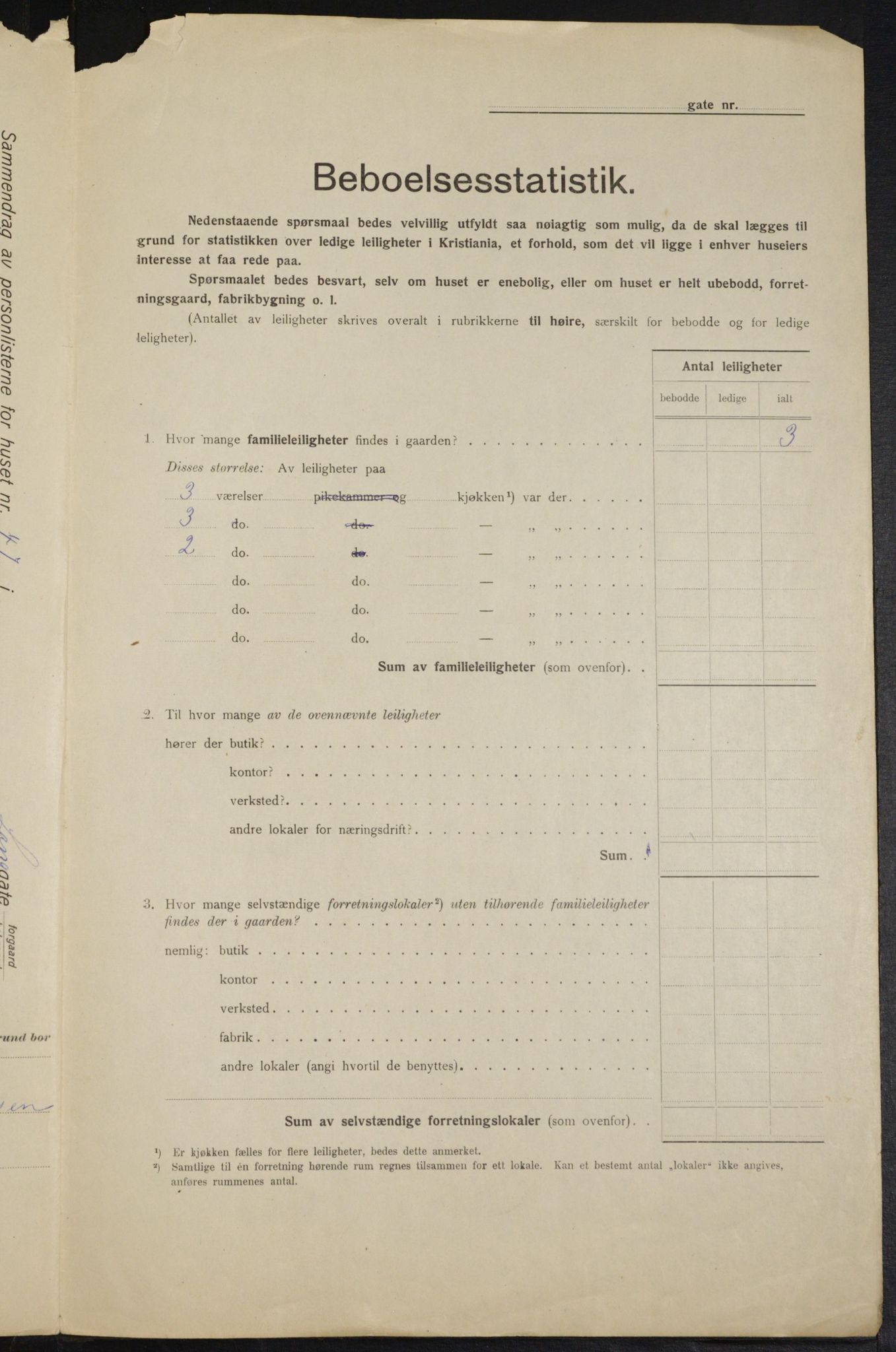 OBA, Municipal Census 1915 for Kristiania, 1915, p. 56415