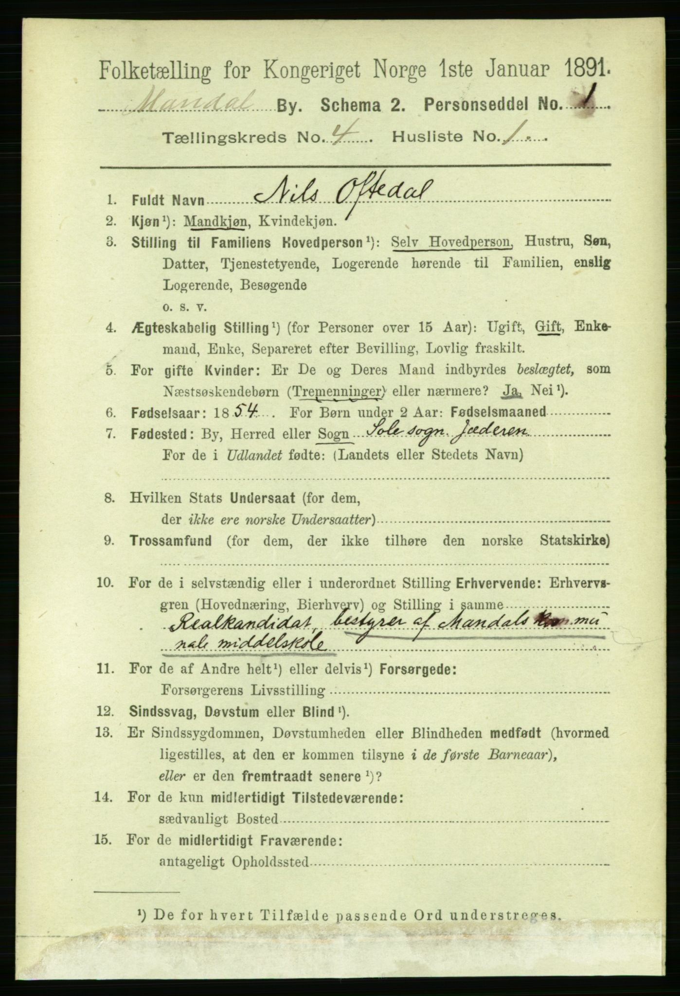 RA, 1891 census for 1002 Mandal, 1891, p. 1787