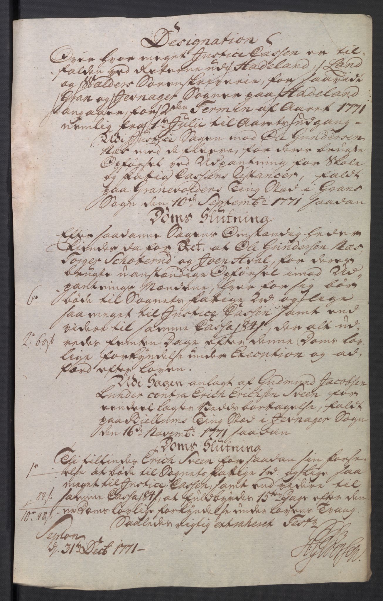 Rentekammeret inntil 1814, Reviderte regnskaper, Mindre regnskaper, AV/RA-EA-4068/Rb/L0014: Opplands amt, 1771-1779, p. 200