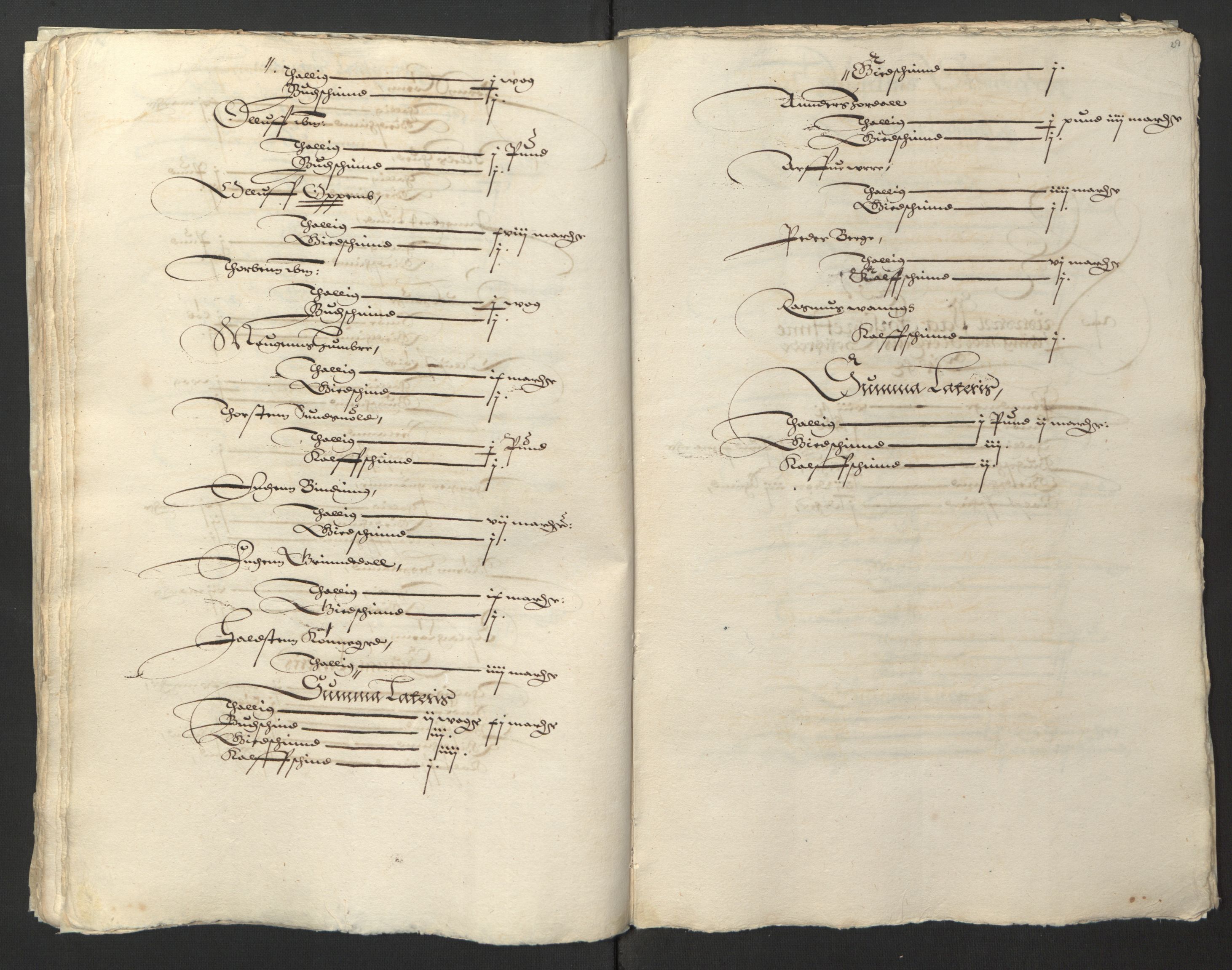 Stattholderembetet 1572-1771, RA/EA-2870/Ek/L0003/0001: Jordebøker til utlikning av garnisonsskatt 1624-1626: / Jordebøker for Bergenhus len, 1624-1625, p. 145