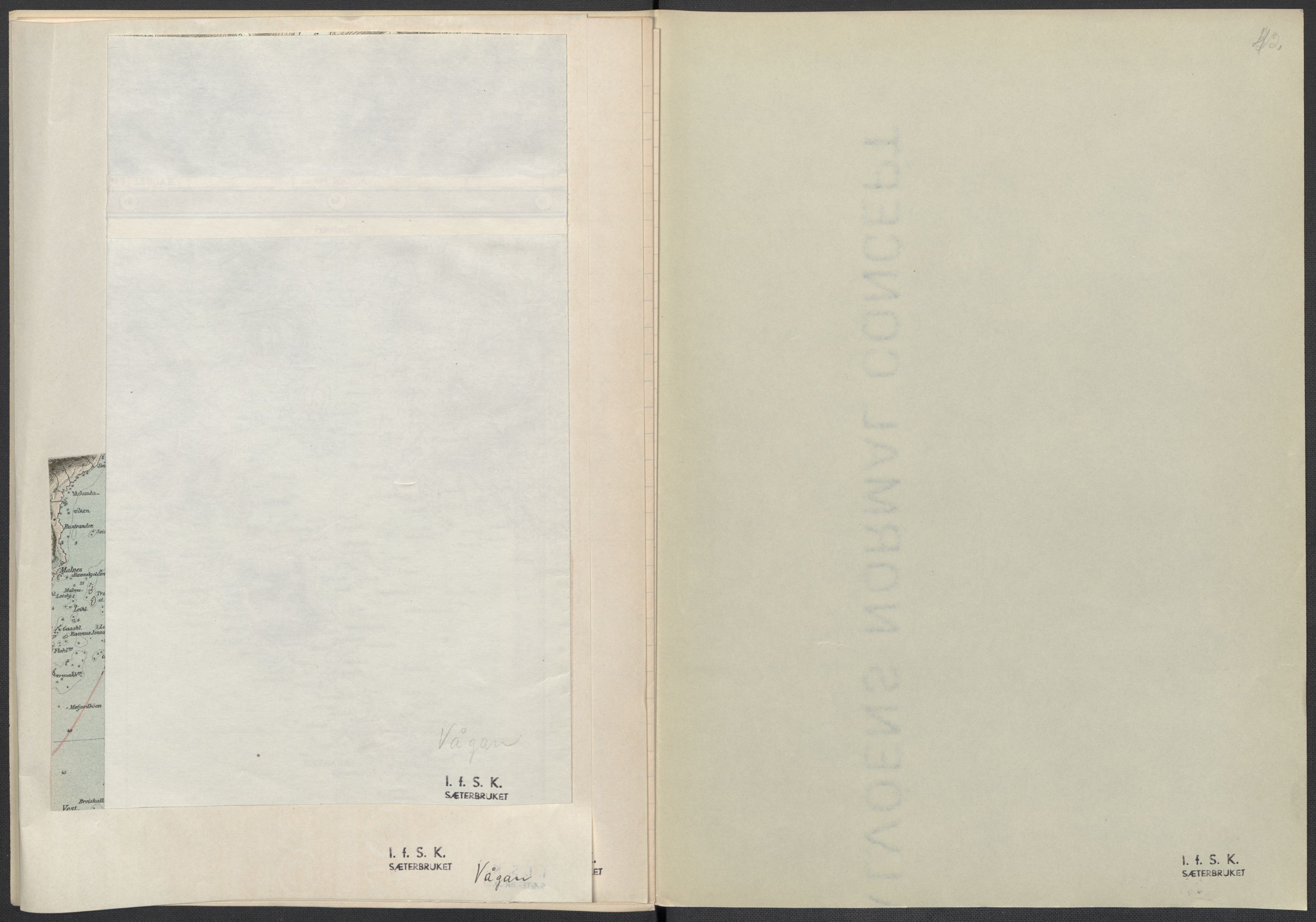 Instituttet for sammenlignende kulturforskning, AV/RA-PA-0424/F/Fc/L0016/0003: Eske B16: / Nordland (perm XLVIII), 1932-1937, p. 42