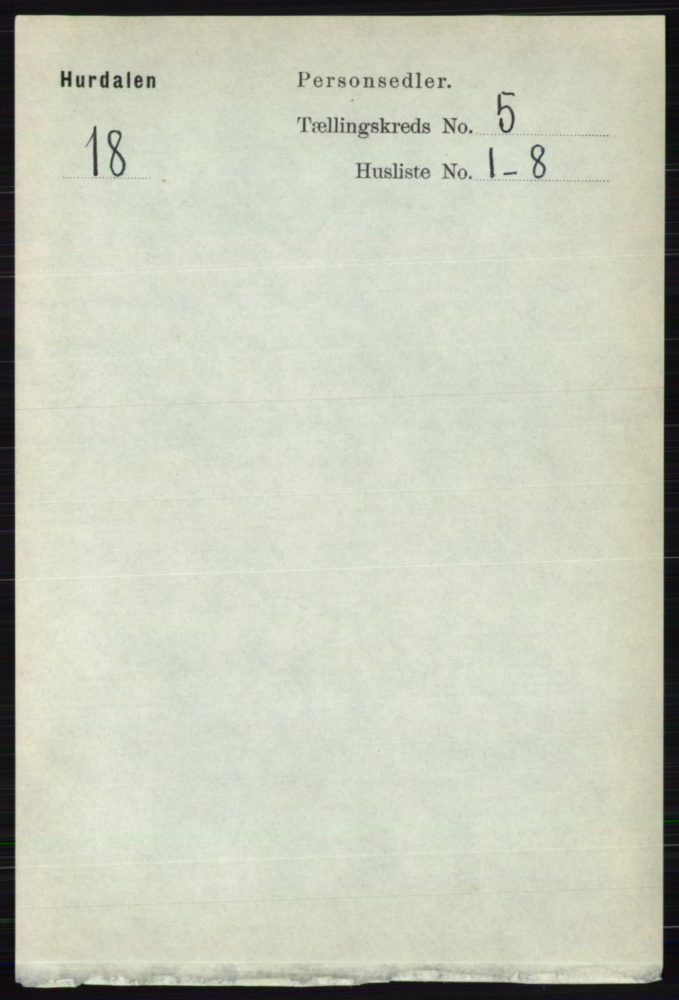 RA, 1891 census for 0239 Hurdal, 1891, p. 2016