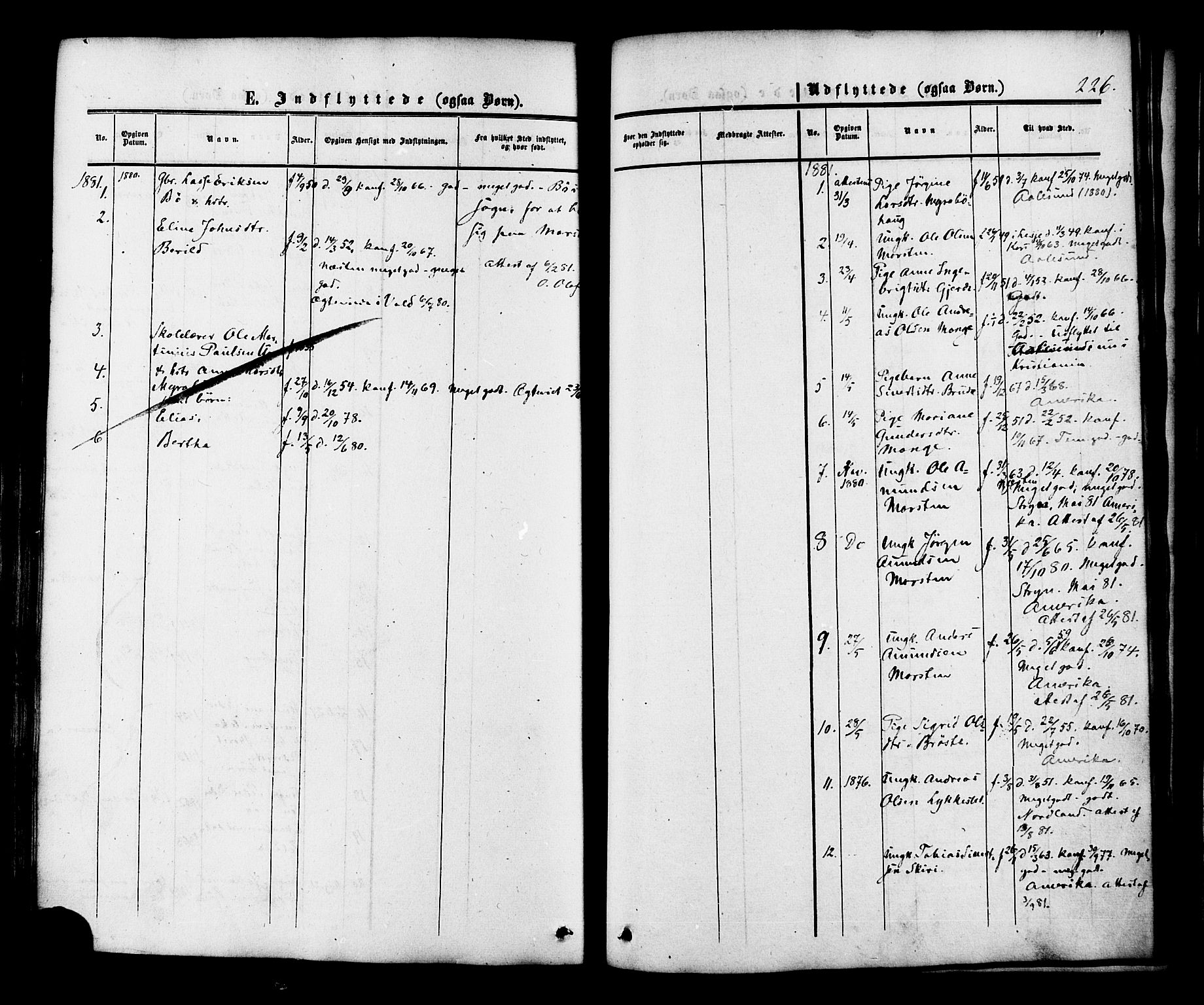 Ministerialprotokoller, klokkerbøker og fødselsregistre - Møre og Romsdal, SAT/A-1454/546/L0594: Parish register (official) no. 546A02, 1854-1882, p. 226