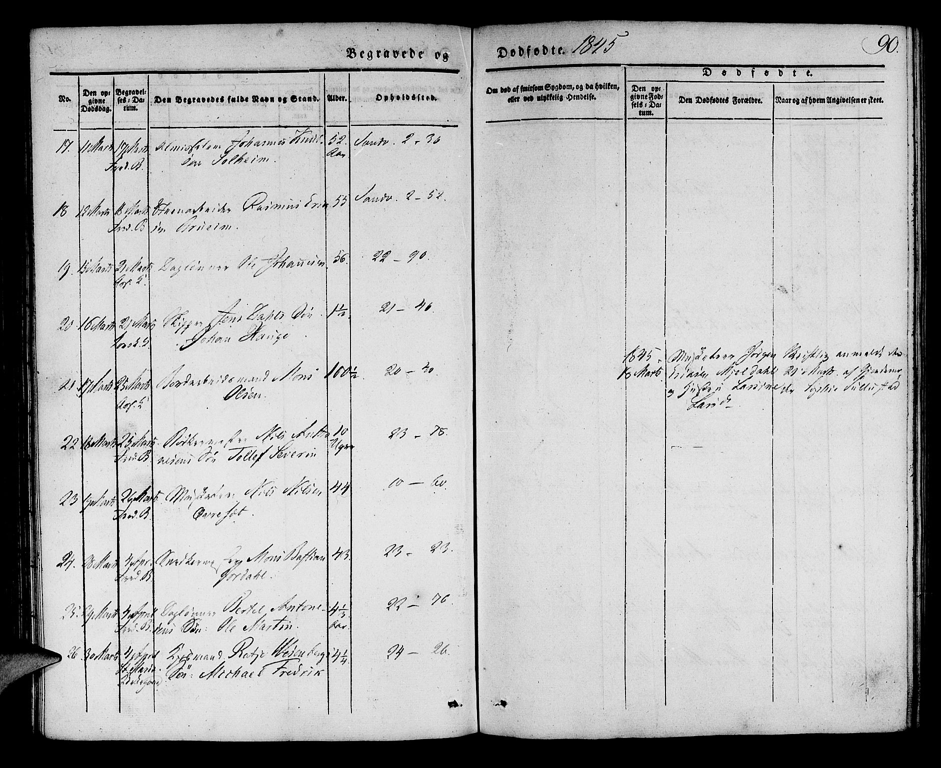 Korskirken sokneprestembete, AV/SAB-A-76101/H/Haa/L0043: Parish register (official) no. E 1, 1834-1848, p. 90