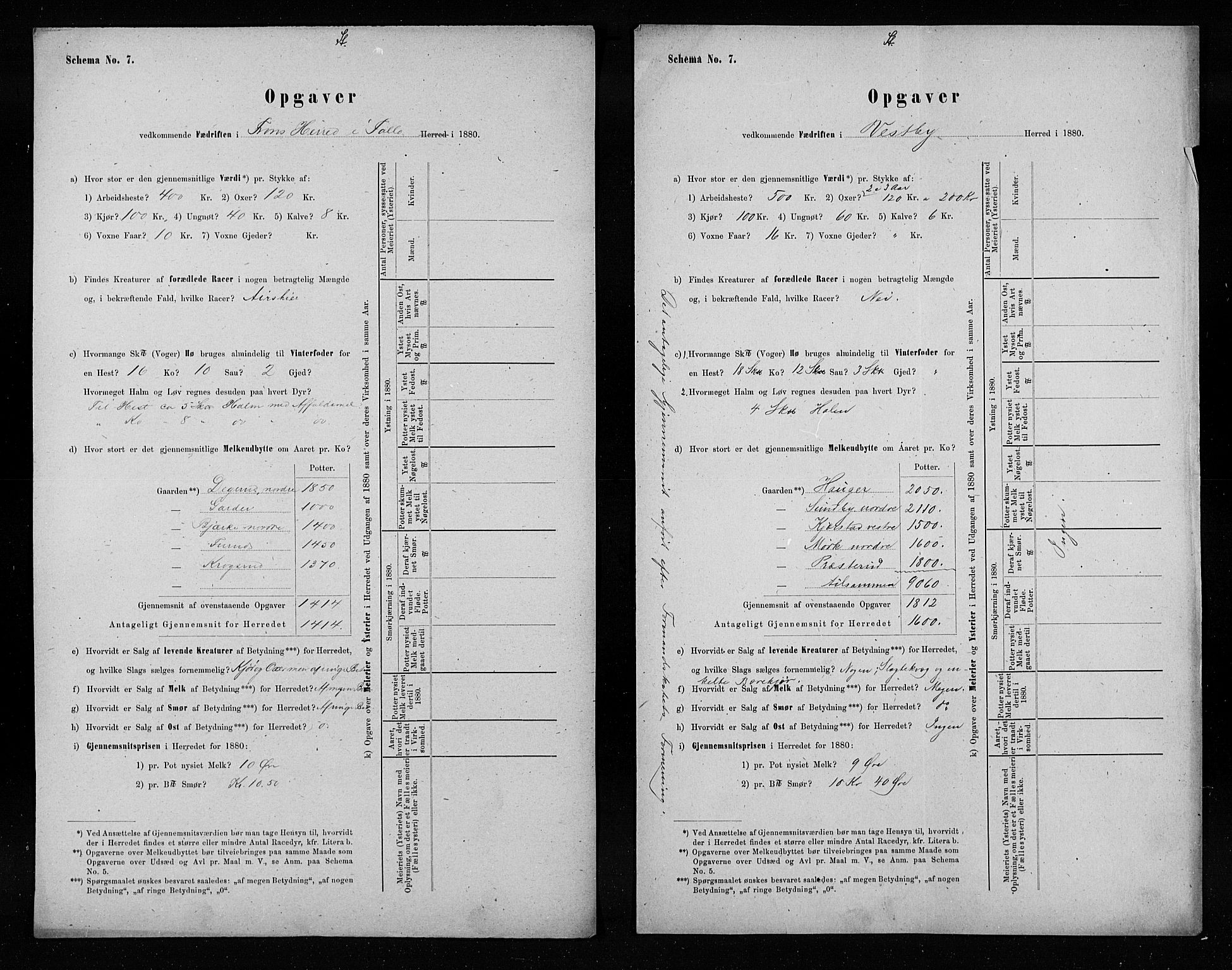 Statistisk sentralbyrå, Næringsøkonomiske emner, Generelt - Amtmennenes femårsberetninger, AV/RA-S-2233/F/Fa/L0049: --, 1876-1880, p. 6