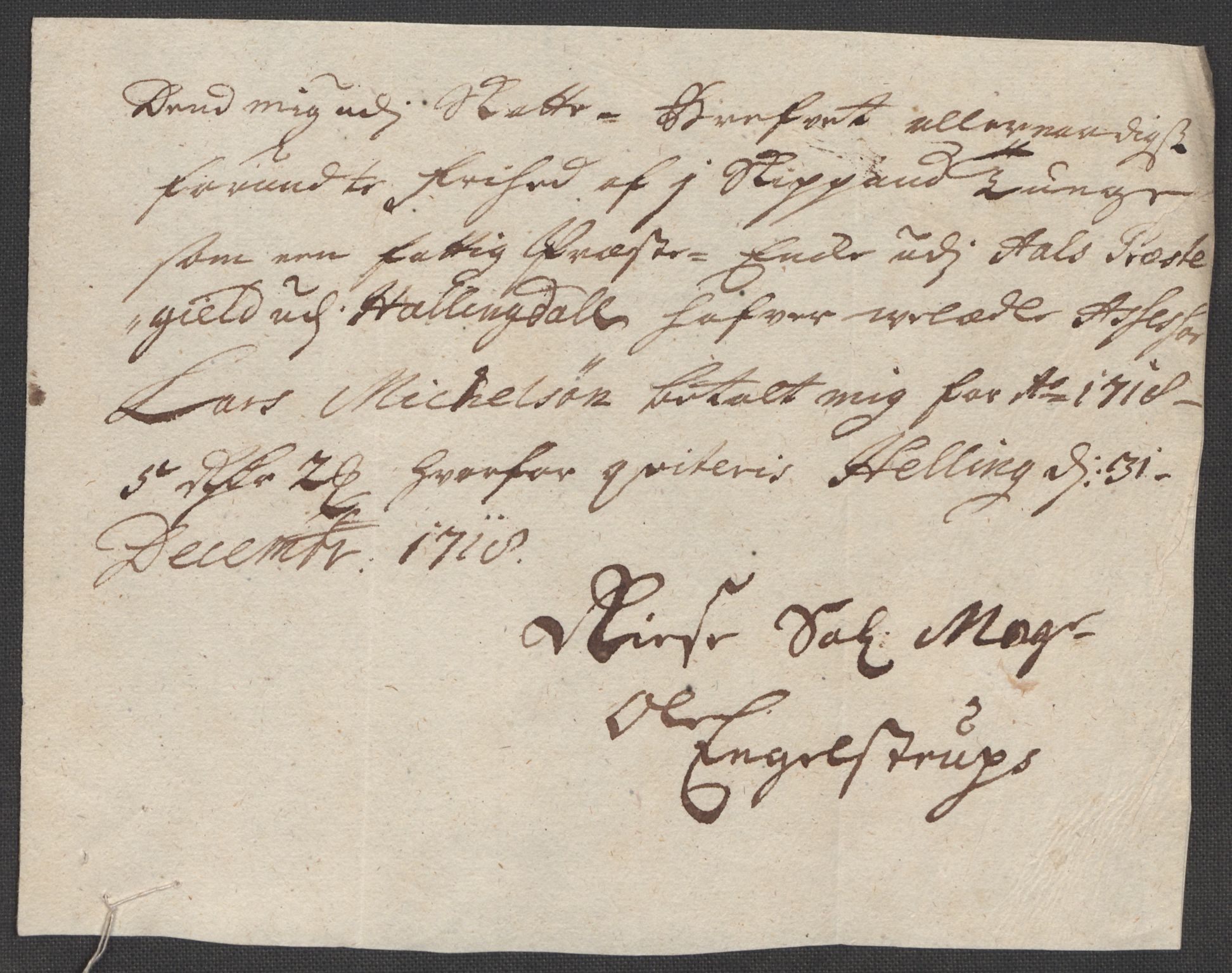 Rentekammeret inntil 1814, Reviderte regnskaper, Fogderegnskap, RA/EA-4092/R23/L1476: Fogderegnskap Ringerike og Hallingdal, 1718, p. 211