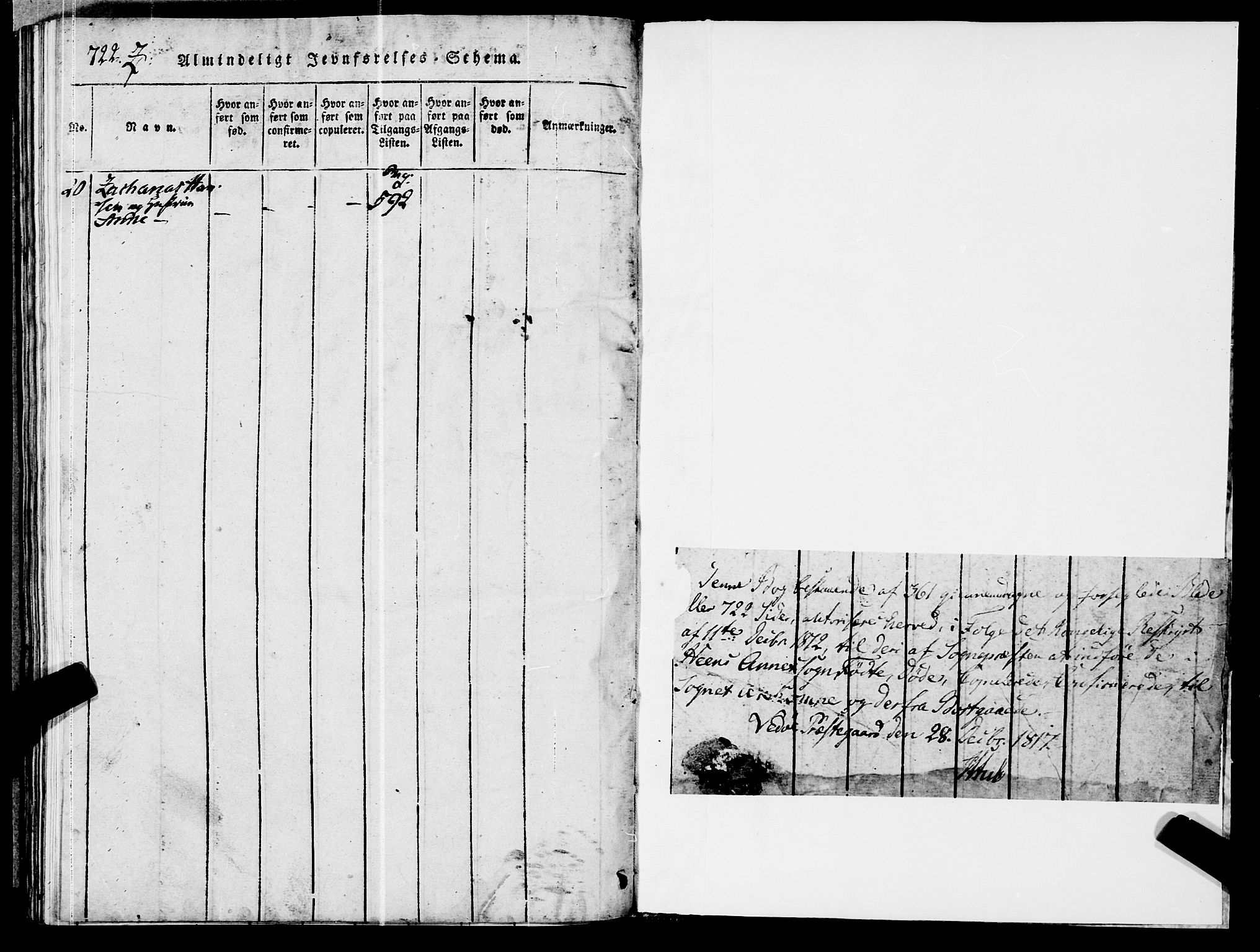 Ministerialprotokoller, klokkerbøker og fødselsregistre - Møre og Romsdal, SAT/A-1454/545/L0585: Parish register (official) no. 545A01, 1818-1853, p. 722-723