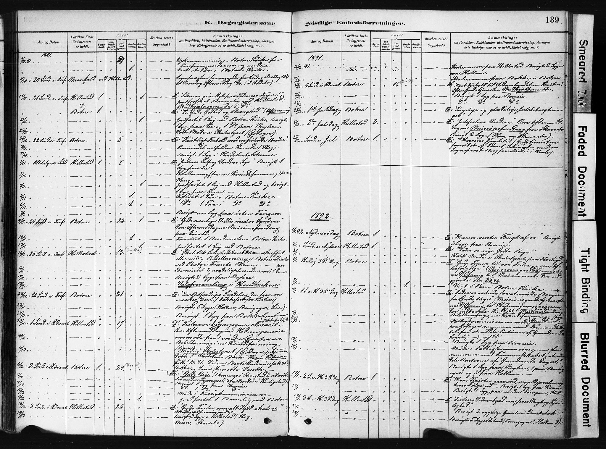 Botne kirkebøker, AV/SAKO-A-340/F/Fb/L0001: Parish register (official) no. II 1, 1878-1902, p. 139