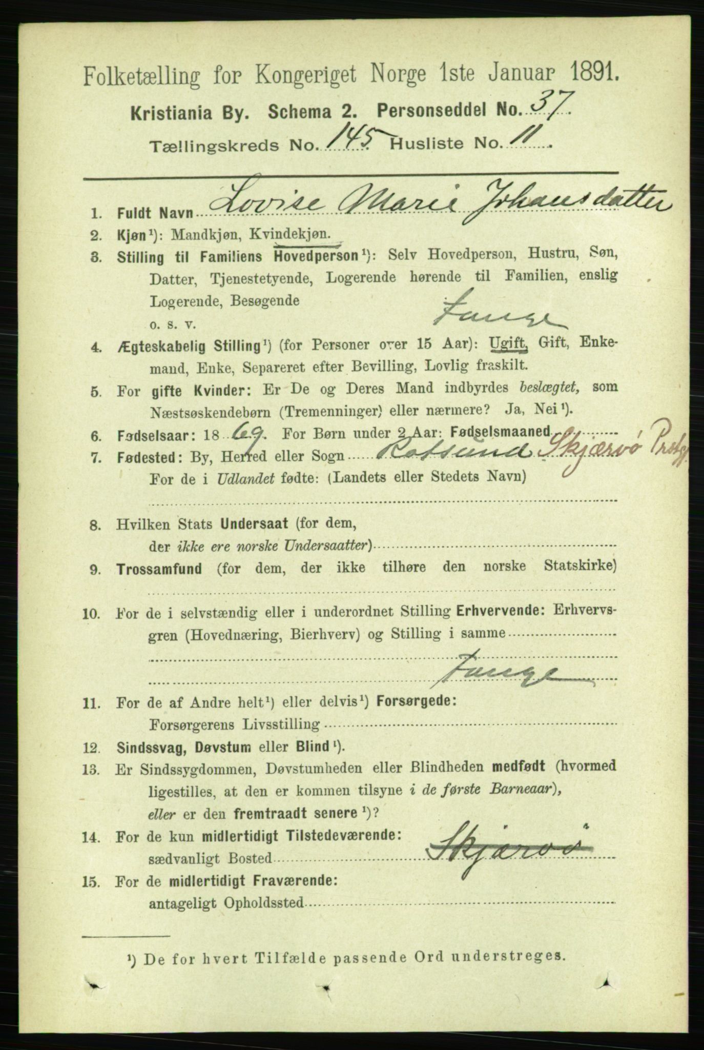 RA, 1891 census for 0301 Kristiania, 1891, p. 79702