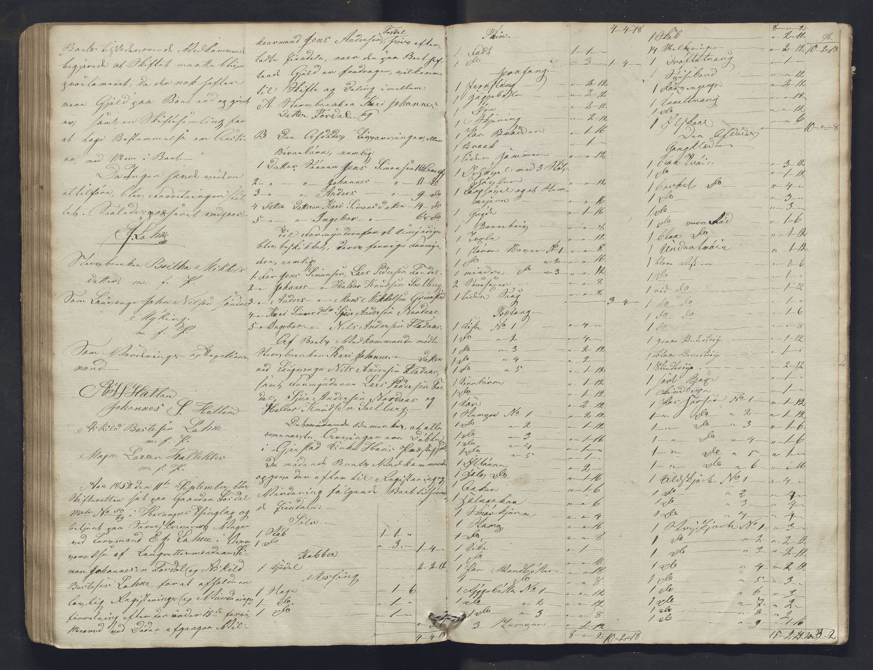 Nordhordland sorenskrivar, AV/SAB-A-2901/1/H/Hb/L0013: Registreringsprotokollar, 1846-1852, p. 96