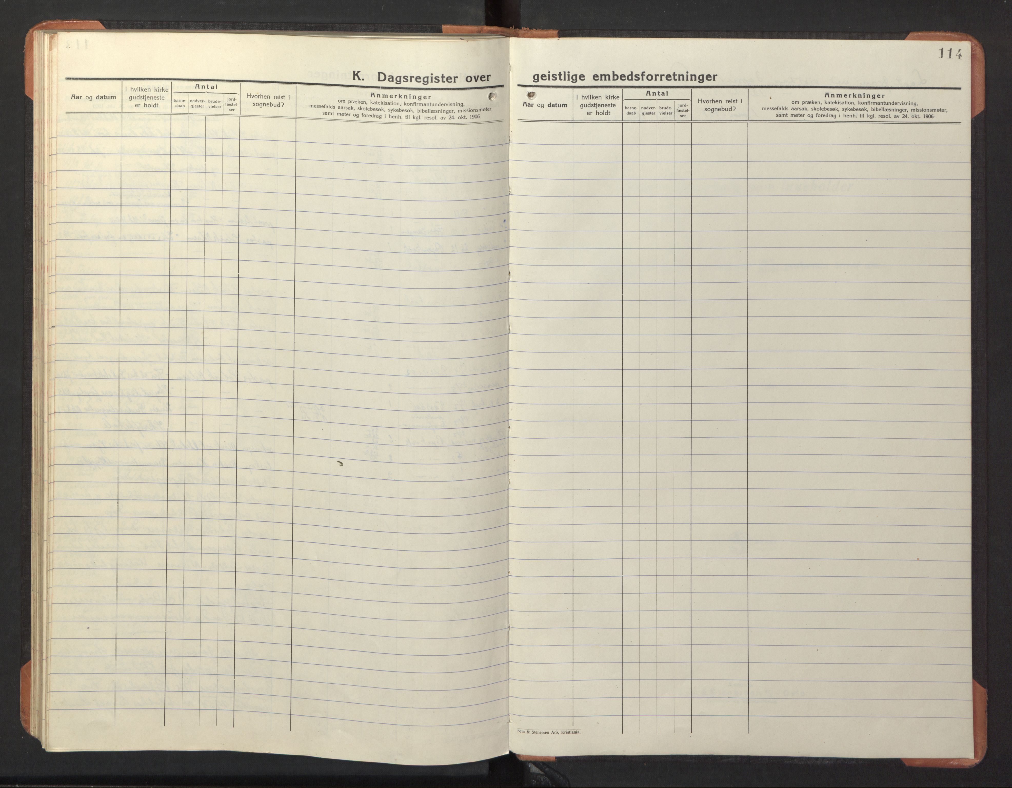 Ministerialprotokoller, klokkerbøker og fødselsregistre - Nordland, SAT/A-1459/868/L0970: Parish register (copy) no. 868C02, 1926-1952, p. 114