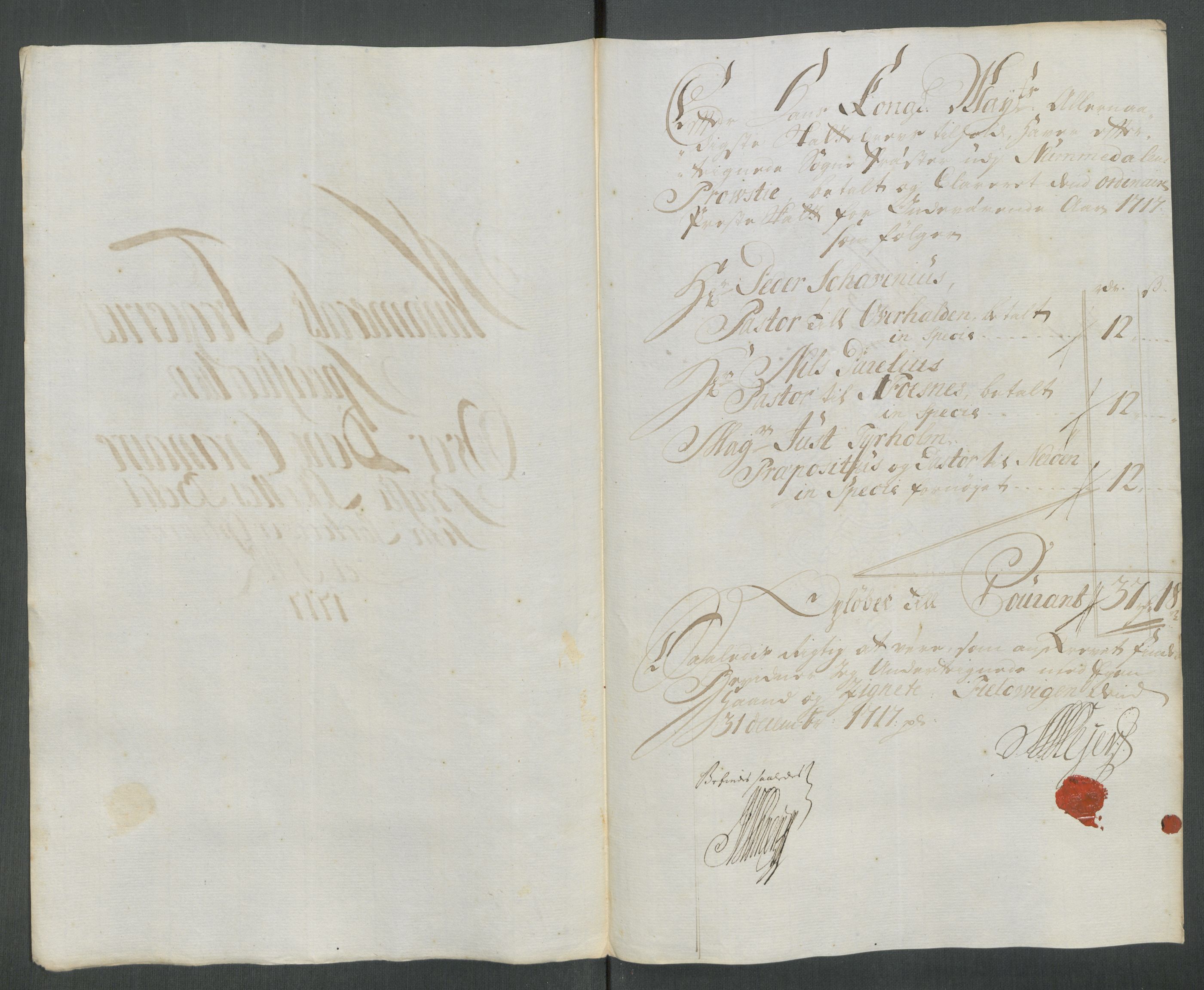 Rentekammeret inntil 1814, Reviderte regnskaper, Fogderegnskap, RA/EA-4092/R64/L4438: Fogderegnskap Namdal, 1717, p. 98