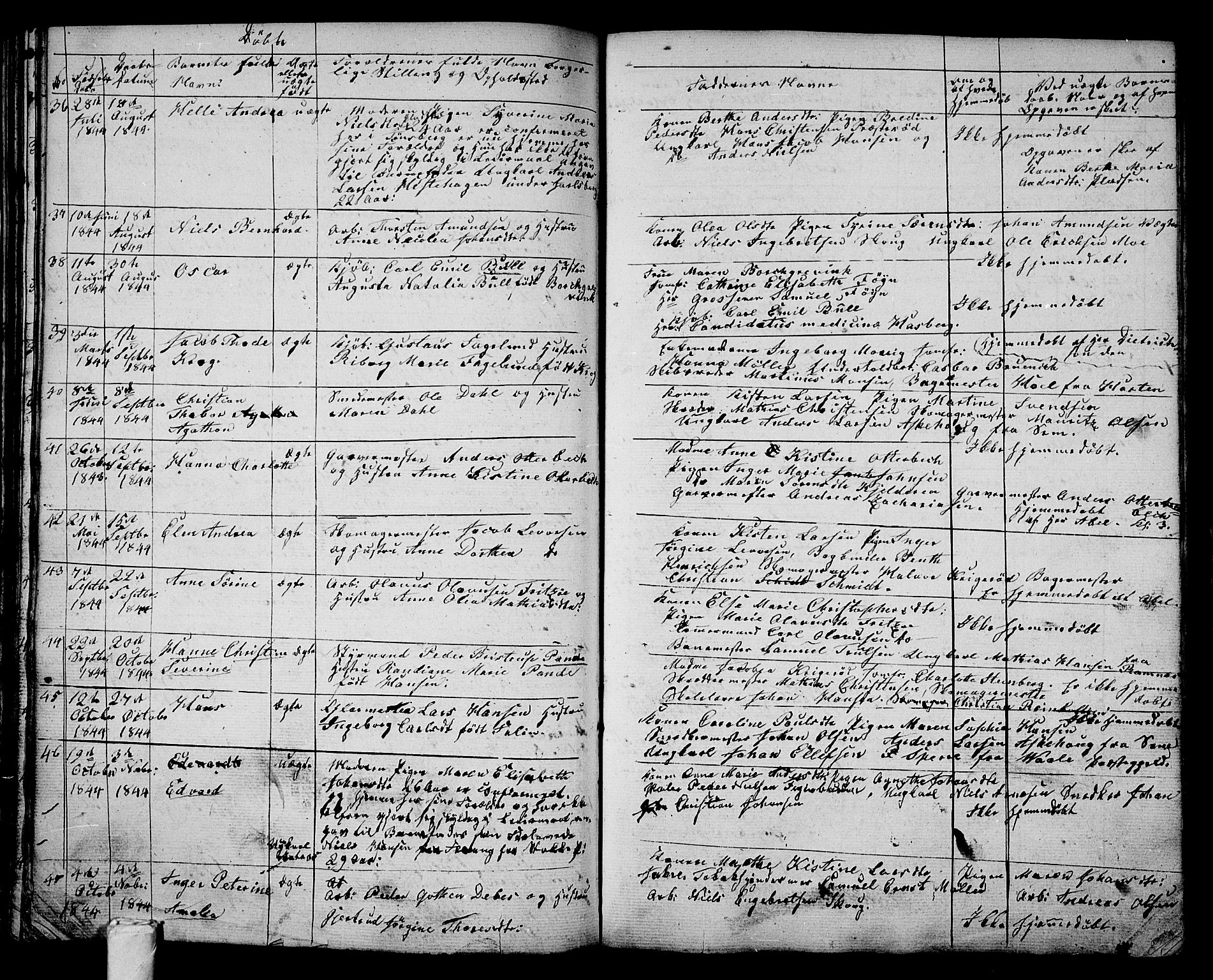 Tønsberg kirkebøker, AV/SAKO-A-330/G/Ga/L0002: Parish register (copy) no. 2, 1827-1854