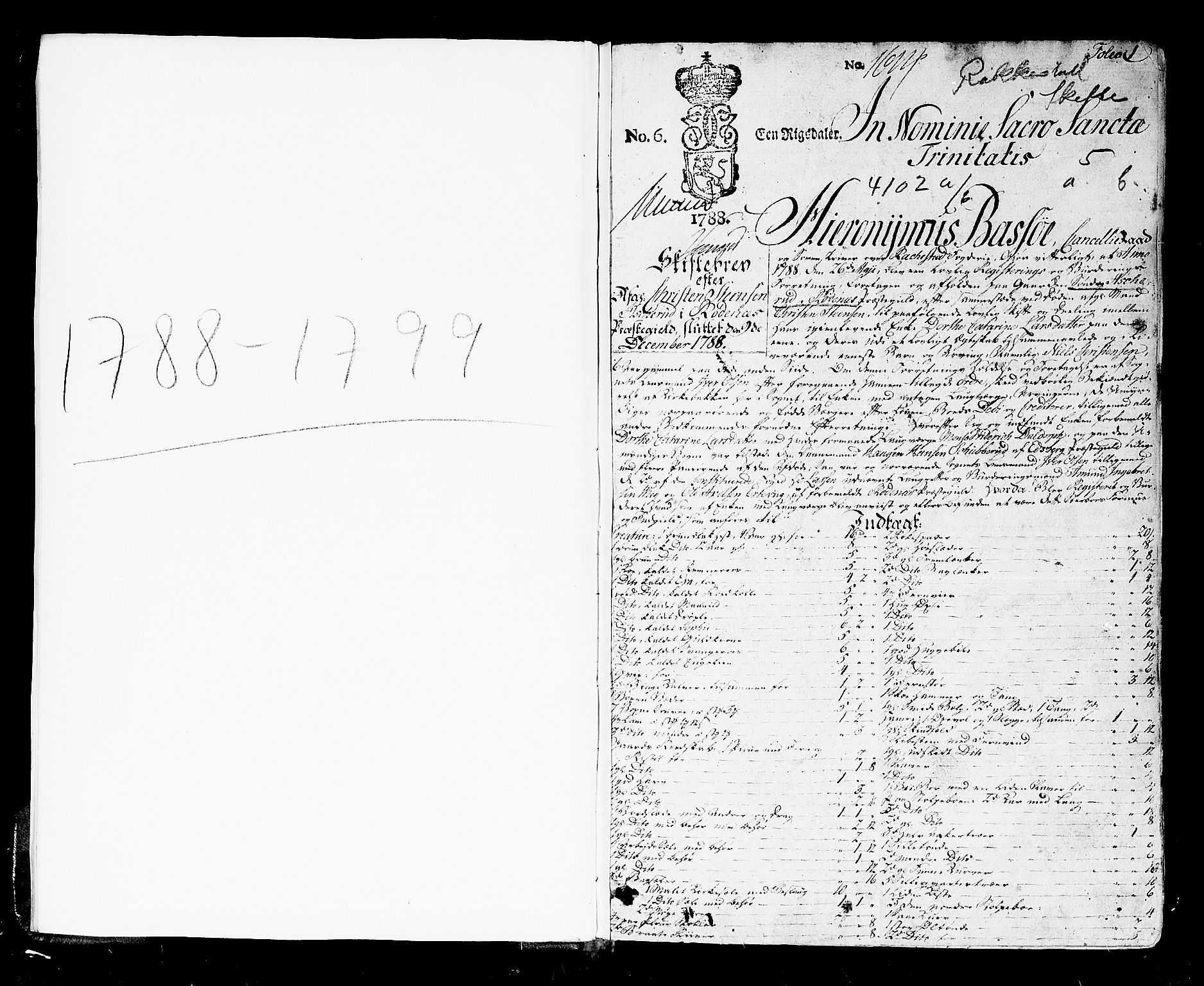Rakkestad sorenskriveri, AV/SAO-A-10686/H/Hb/L0005a: Skifteprotokoller, 1788-1799, p. 0b-1a
