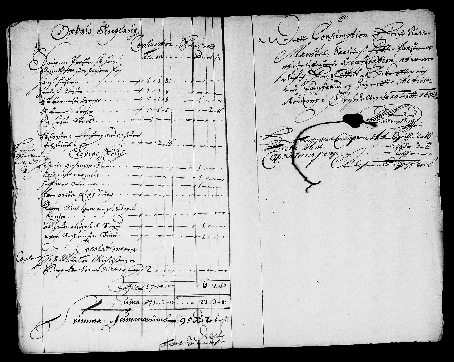 Rentekammeret inntil 1814, Reviderte regnskaper, Stiftamtstueregnskaper, Trondheim stiftamt og Nordland amt, AV/RA-EA-6044/R/Rg/L0067: Trondheim stiftamt og Nordland amt, 1682