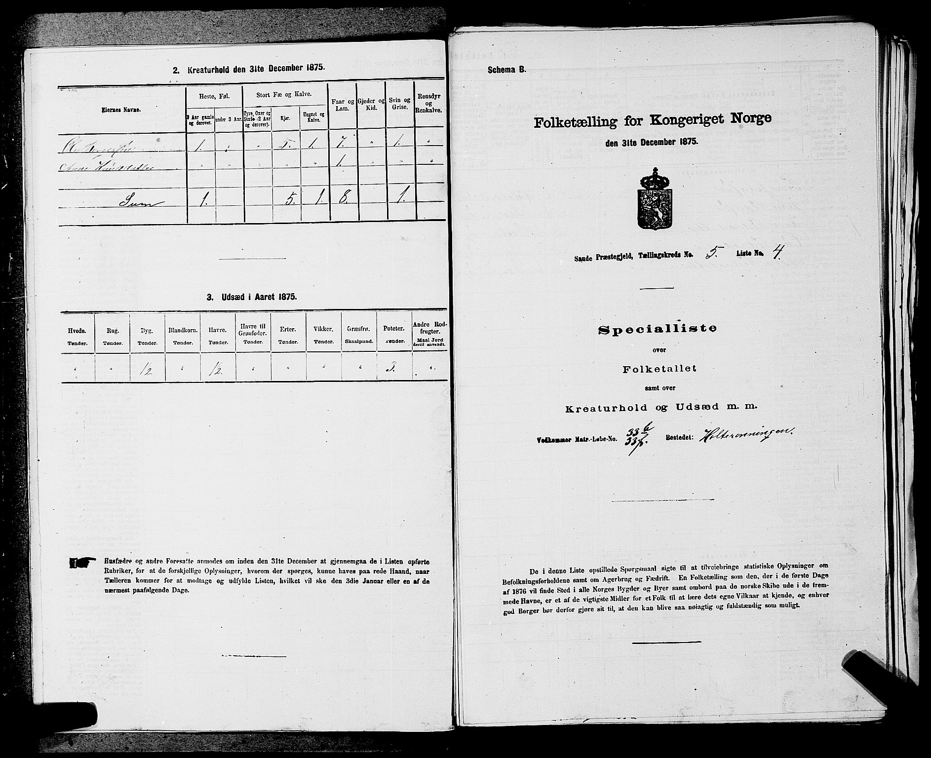 SAKO, 1875 census for 0822P Sauherad, 1875, p. 547