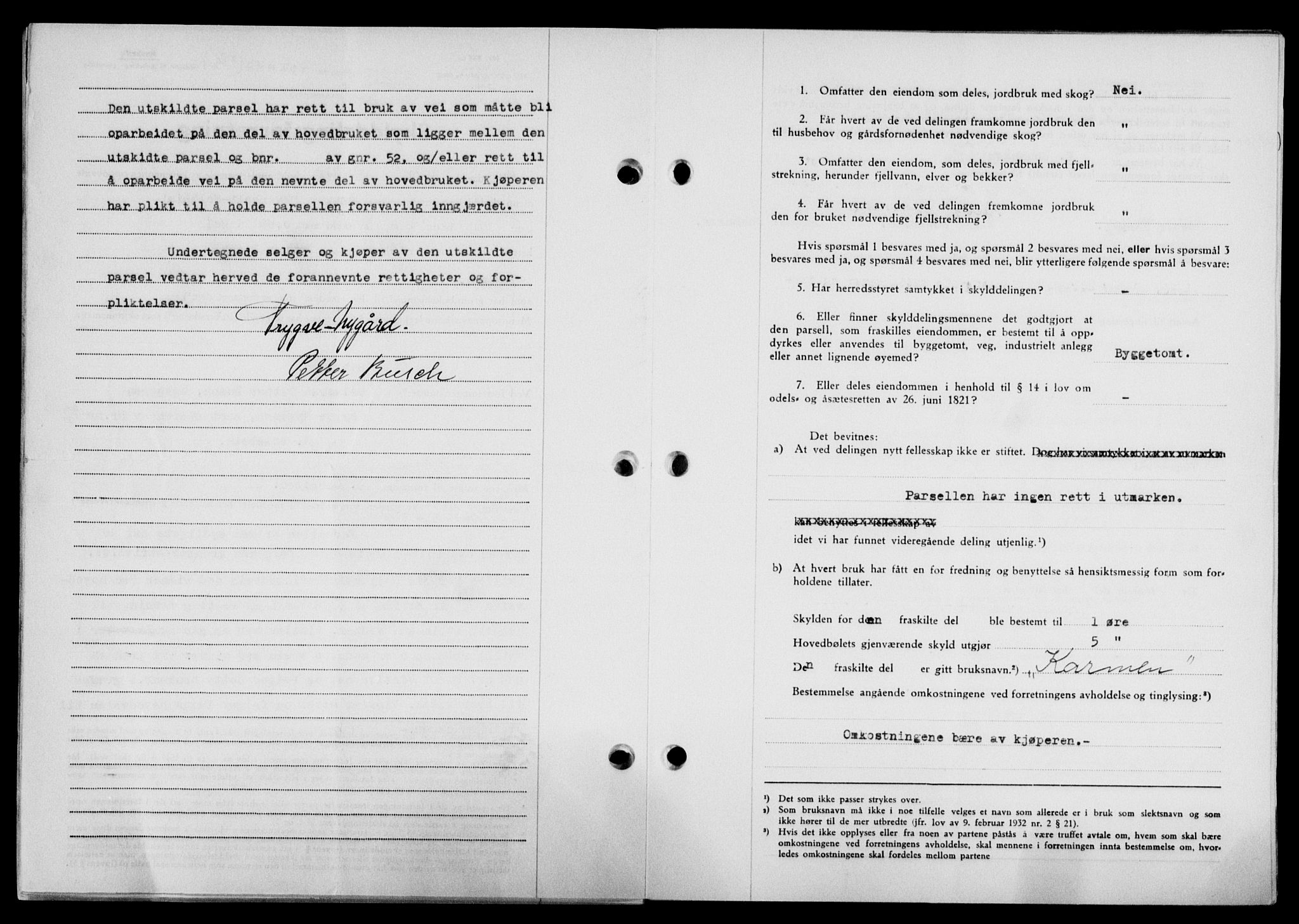 Lofoten sorenskriveri, AV/SAT-A-0017/1/2/2C/L0020a: Mortgage book no. 20a, 1948-1949, Diary no: : 502/1949