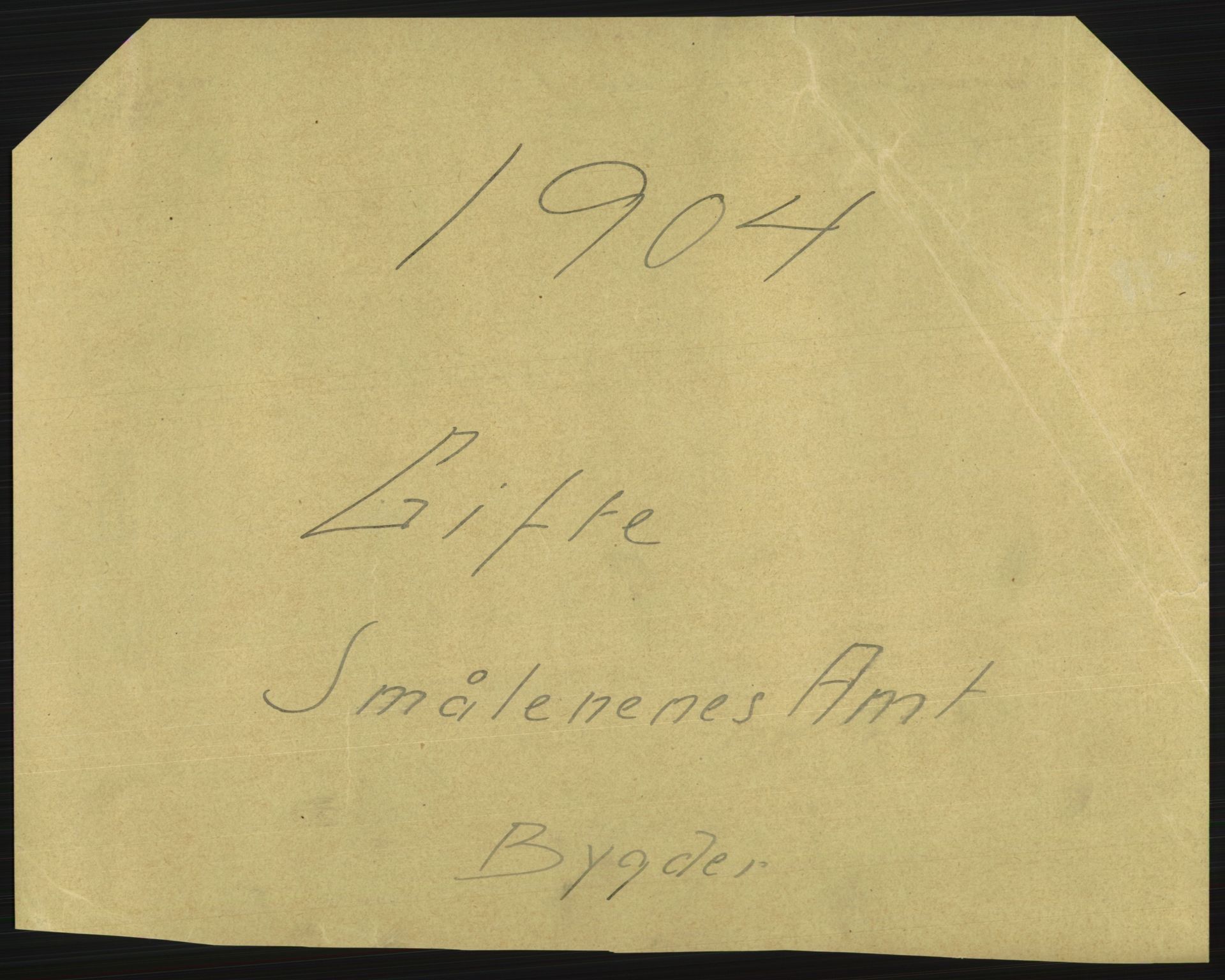 Statistisk sentralbyrå, Sosiodemografiske emner, Befolkning, RA/S-2228/D/Df/Dfa/Dfab/L0001: Smålenenes amt: Fødte, gifte, døde, 1904, p. 606