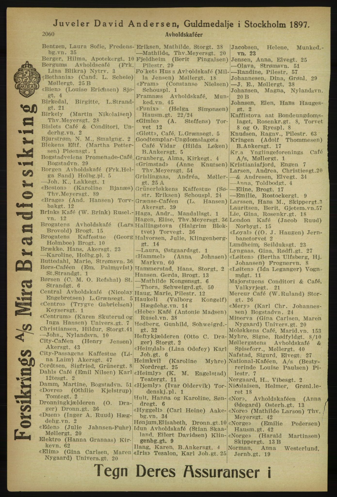 Kristiania/Oslo adressebok, PUBL/-, 1918, p. 2213