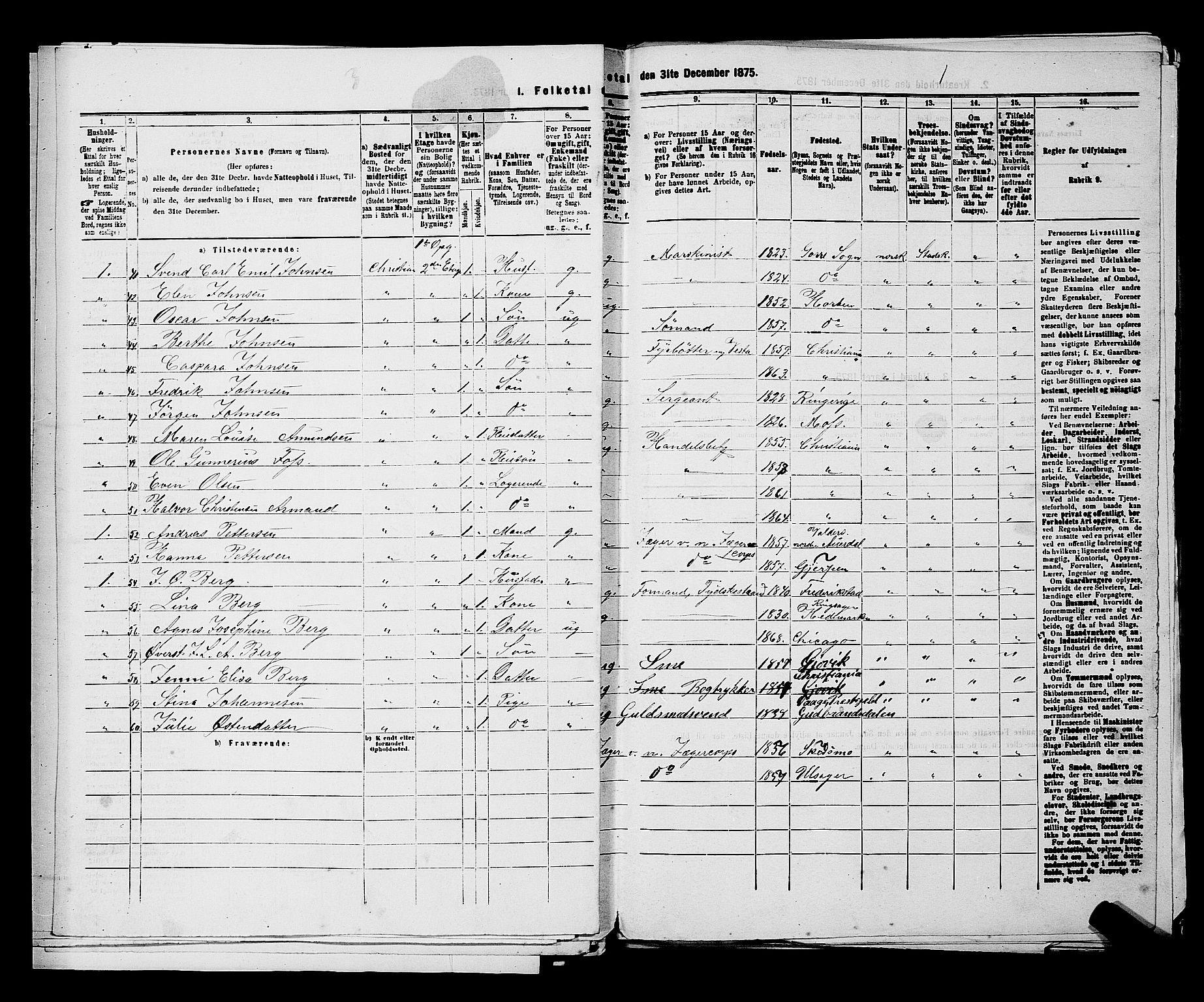 RA, 1875 census for 0301 Kristiania, 1875, p. 5164