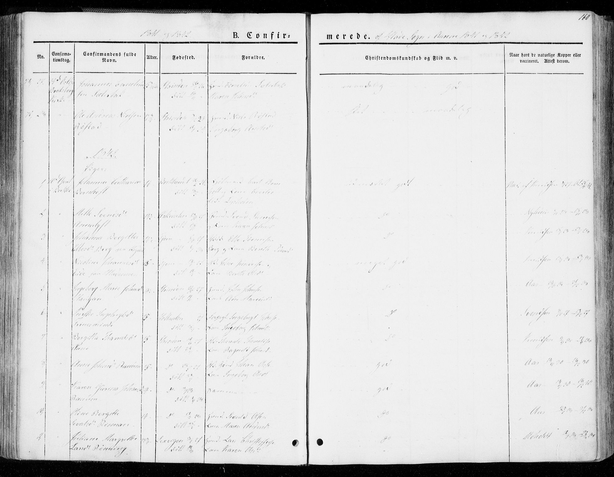 Ministerialprotokoller, klokkerbøker og fødselsregistre - Sør-Trøndelag, SAT/A-1456/606/L0290: Parish register (official) no. 606A05, 1841-1847, p. 160