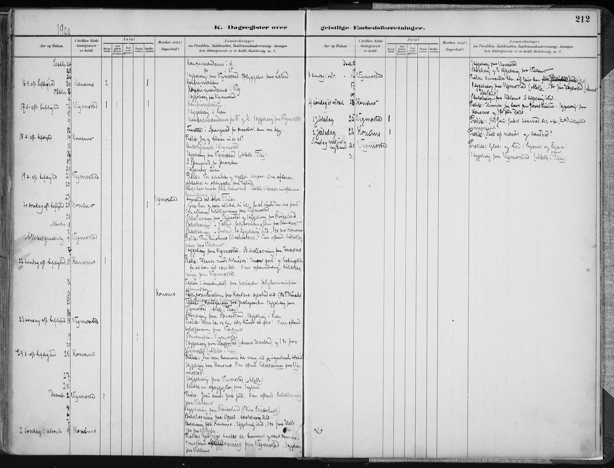 Nord-Audnedal sokneprestkontor, AV/SAK-1111-0032/F/Fa/Fab/L0003: Parish register (official) no. A 3, 1882-1900, p. 212