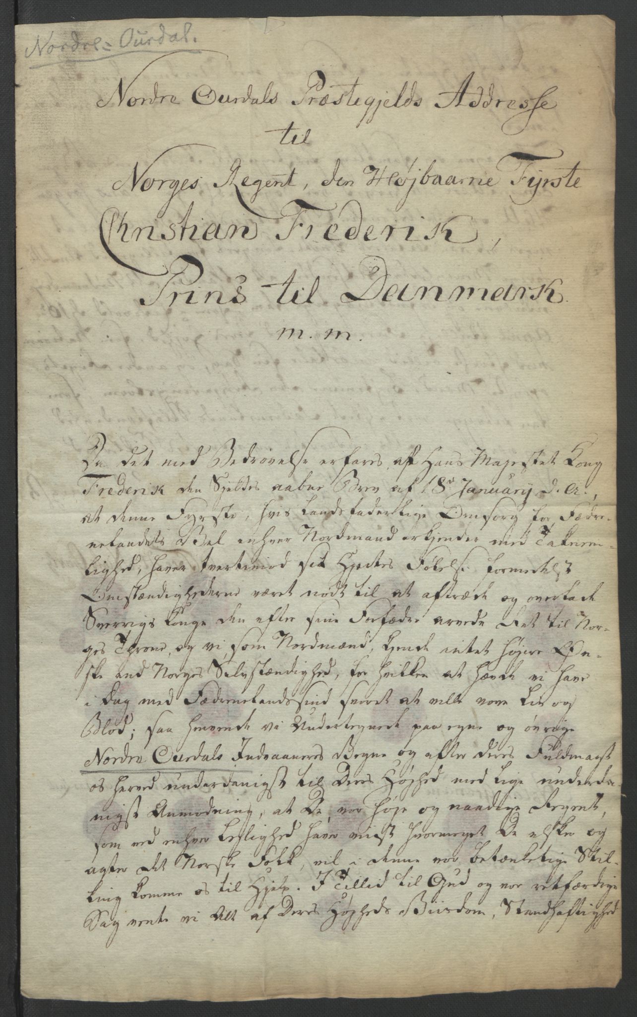 Statsrådssekretariatet, RA/S-1001/D/Db/L0007: Fullmakter for Eidsvollsrepresentantene i 1814. , 1814, p. 275