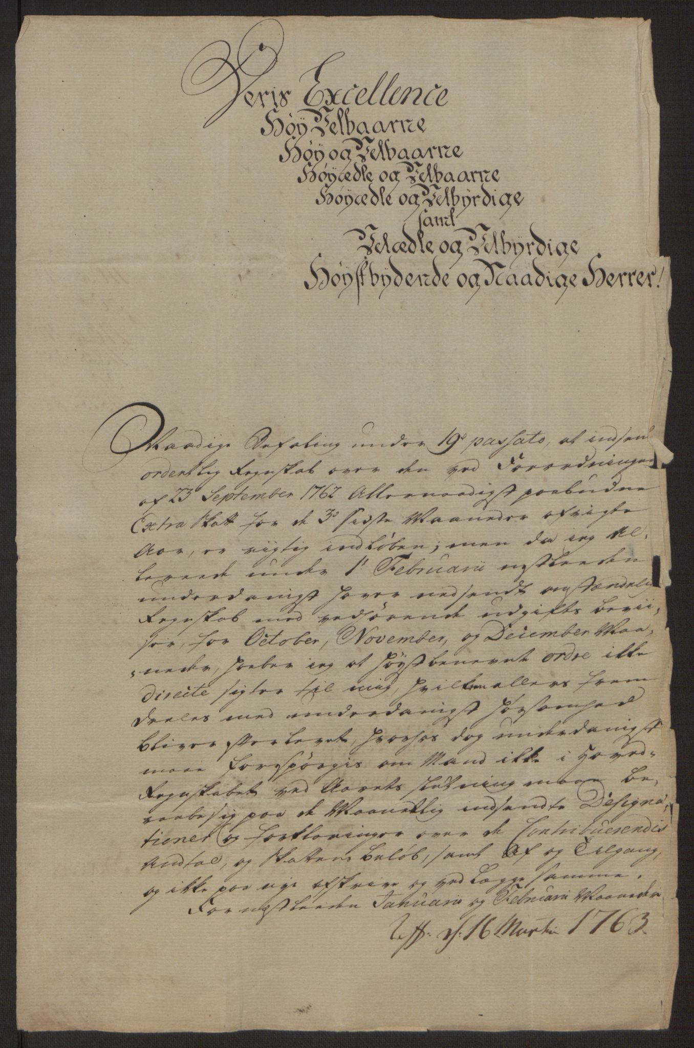 Rentekammeret inntil 1814, Reviderte regnskaper, Byregnskaper, RA/EA-4066/R/Ri/L0183/0001: [I4] Kontribusjonsregnskap / Ekstraskatt, 1762-1768, p. 12