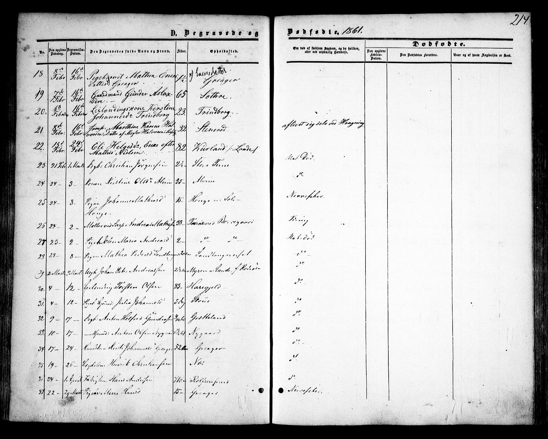 Tune prestekontor Kirkebøker, SAO/A-2007/F/Fa/L0013: Parish register (official) no. 13, 1859-1863, p. 214