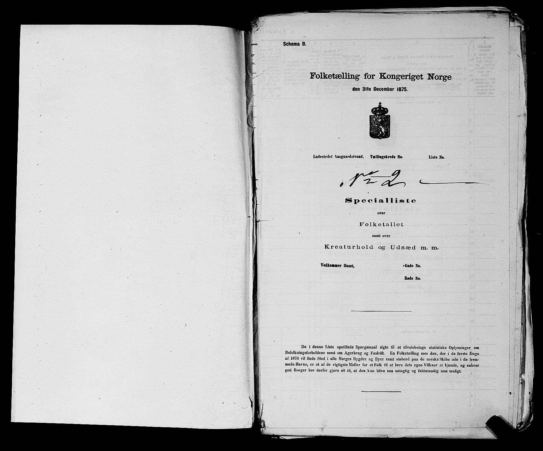 SAKO, 1875 census for 0704B Borre/Åsgårdstrand, 1875, p. 96