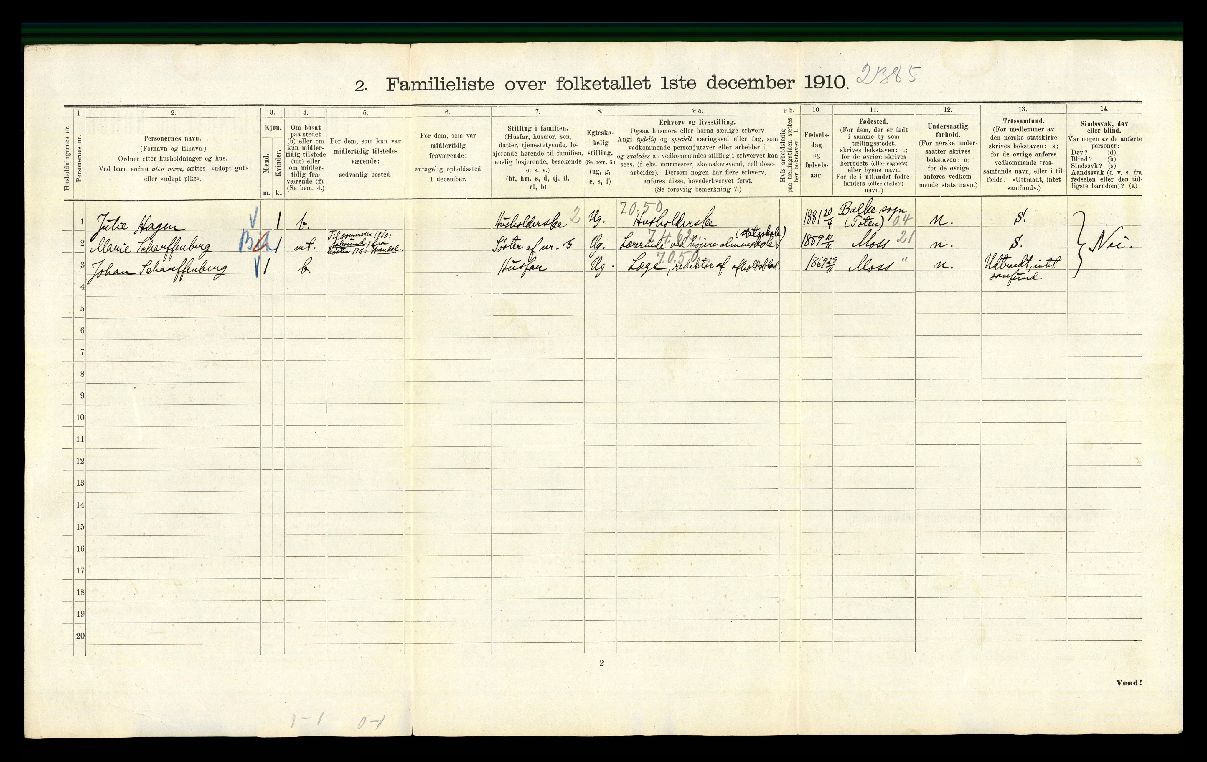 RA, 1910 census for Kristiania, 1910, p. 71162