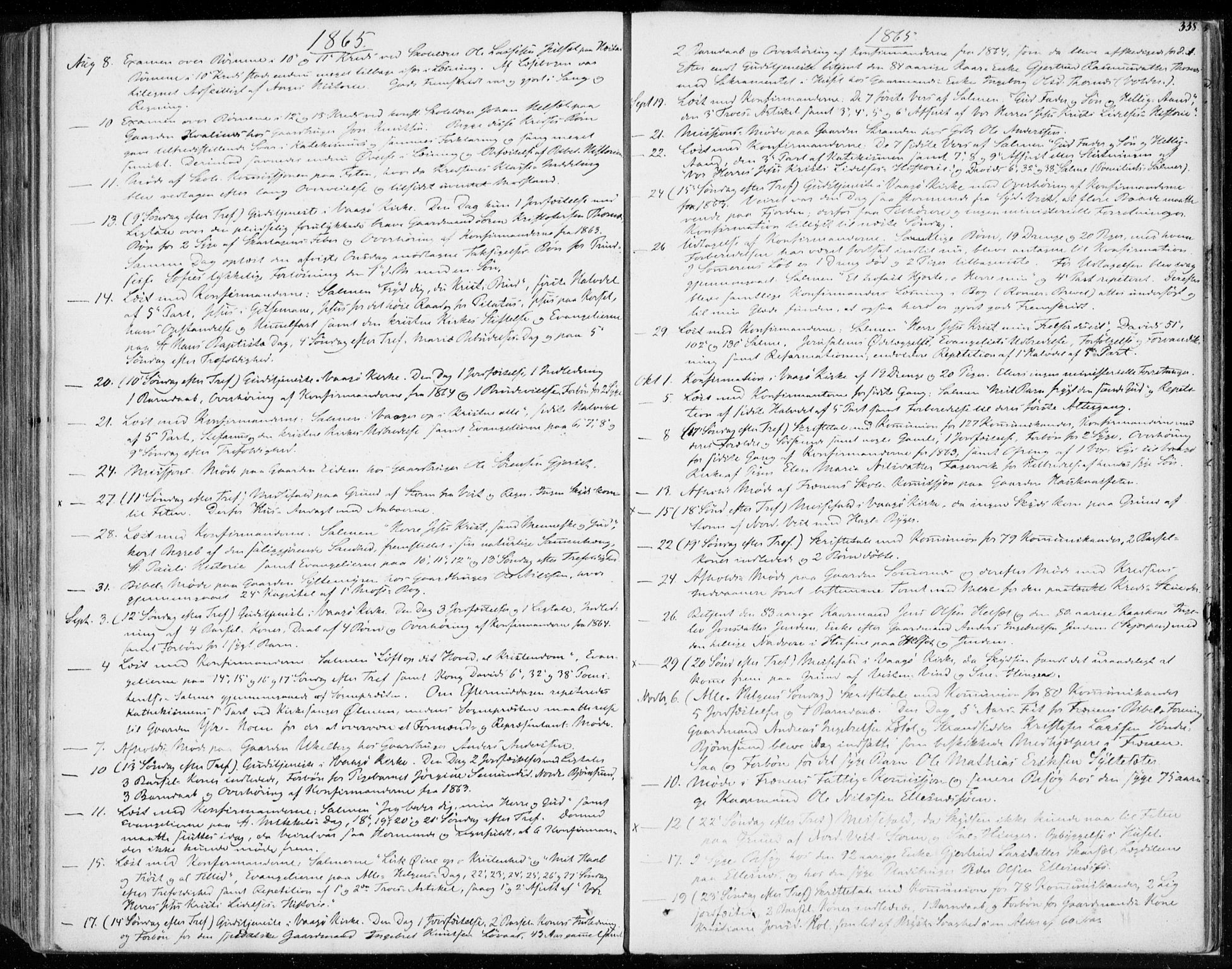 Ministerialprotokoller, klokkerbøker og fødselsregistre - Møre og Romsdal, SAT/A-1454/565/L0748: Parish register (official) no. 565A02, 1845-1872, p. 338