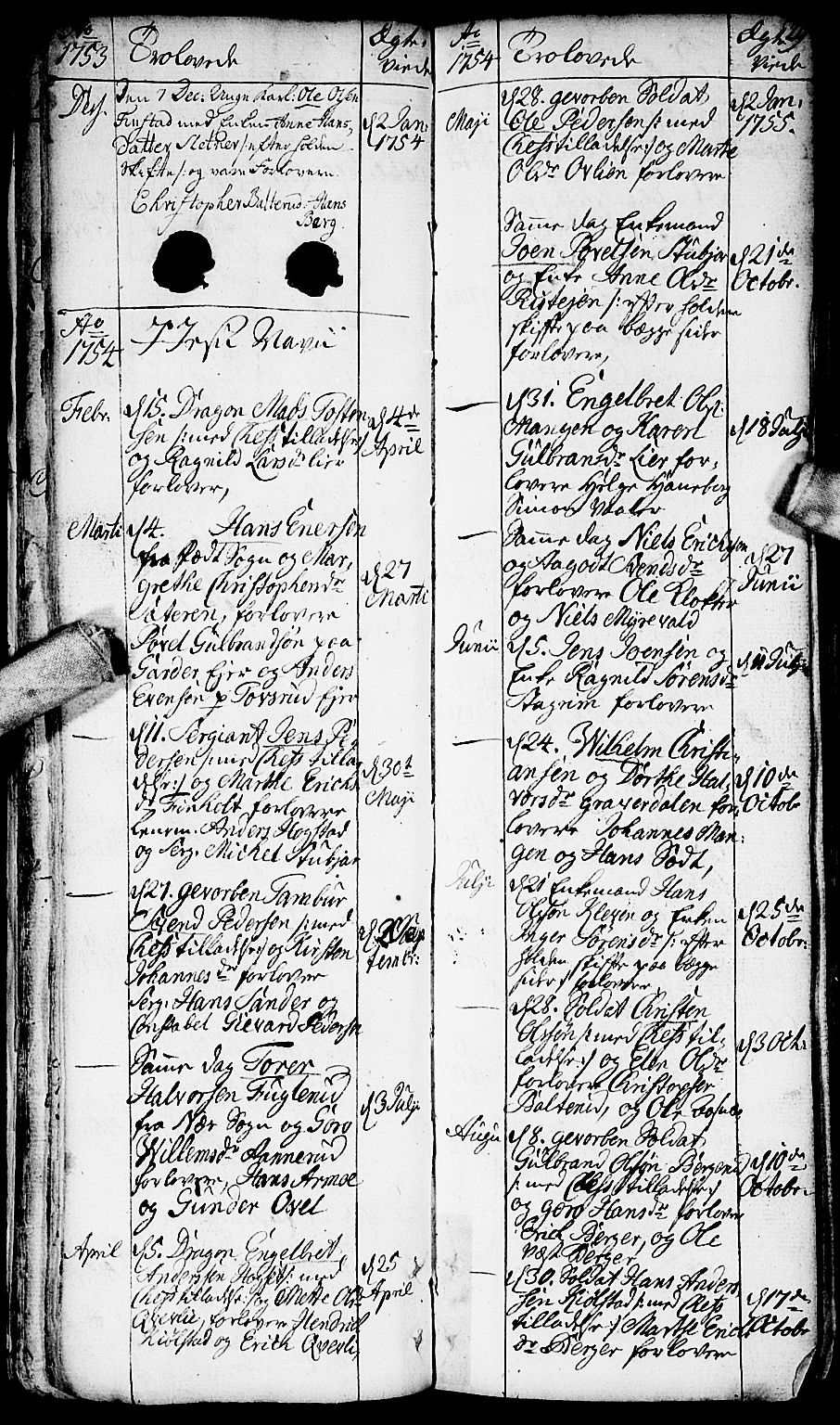 Aurskog prestekontor Kirkebøker, SAO/A-10304a/F/Fa/L0002: Parish register (official) no. I 2, 1735-1766, p. 29