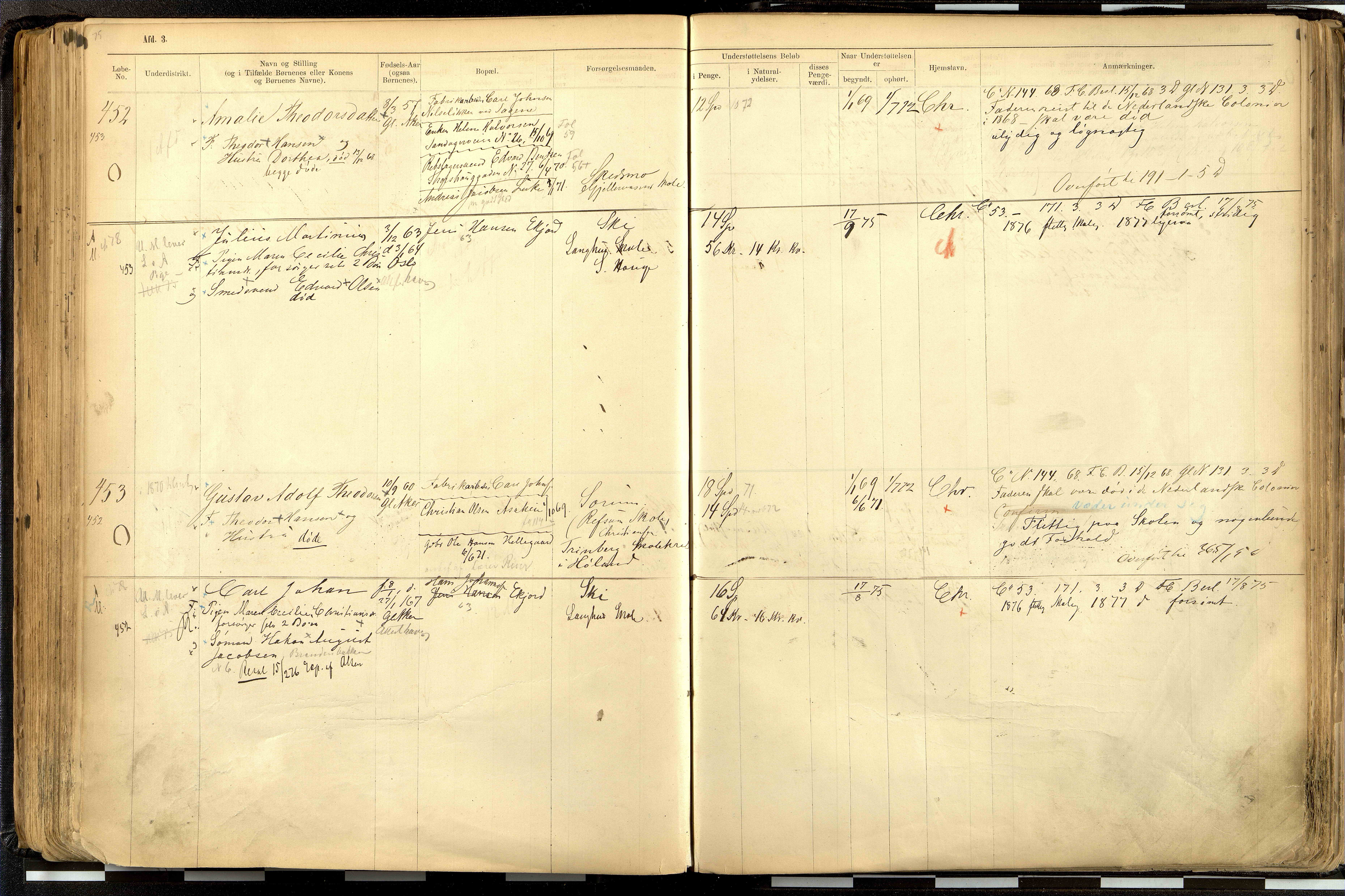 Fattigvesenet, OBA/A-20045/H/Hd/L0001: Manntallsprotokoll. Mnr. 1-644, 1865-1879, p. 229