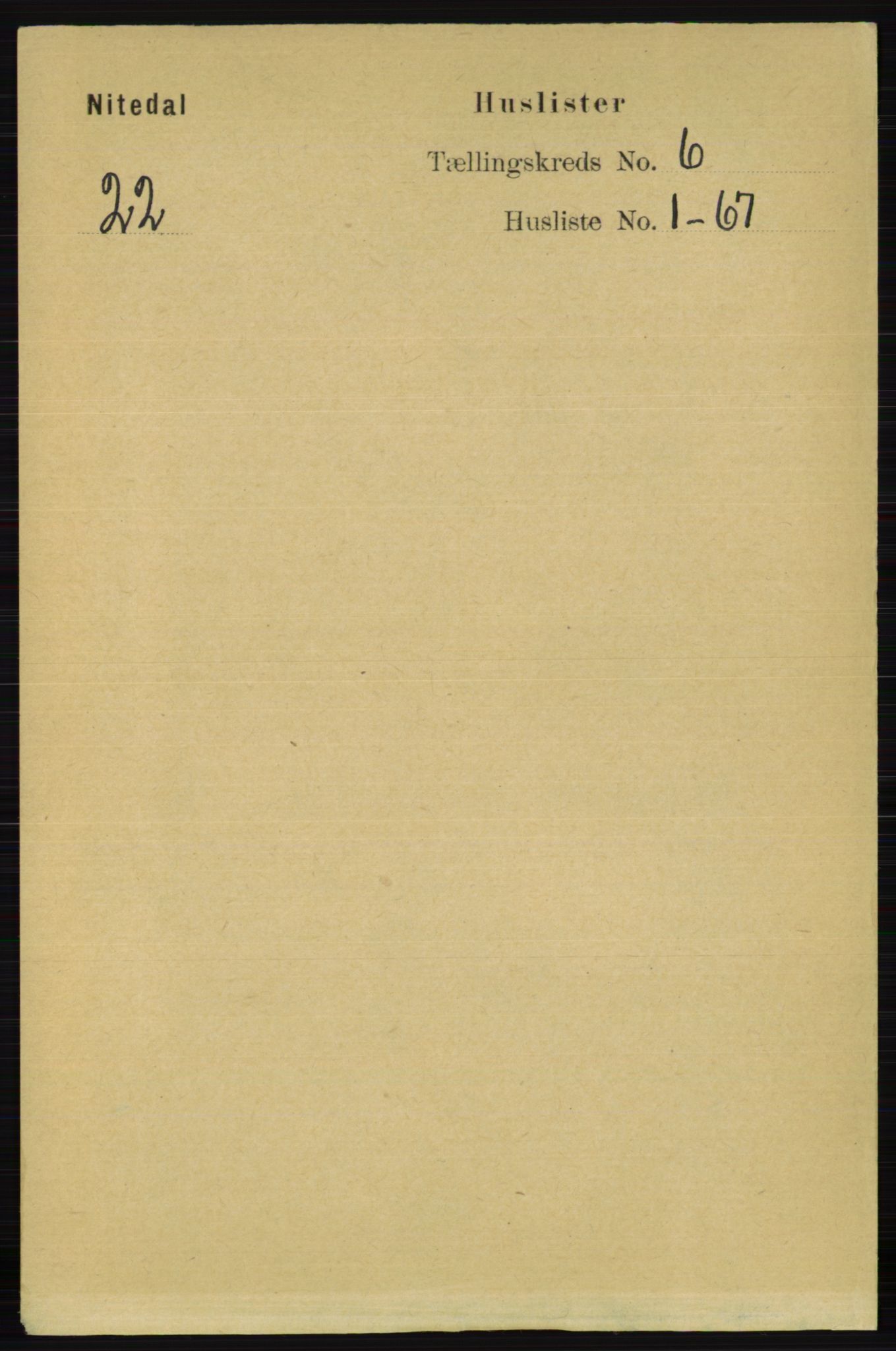 RA, 1891 census for 0233 Nittedal, 1891, p. 2539