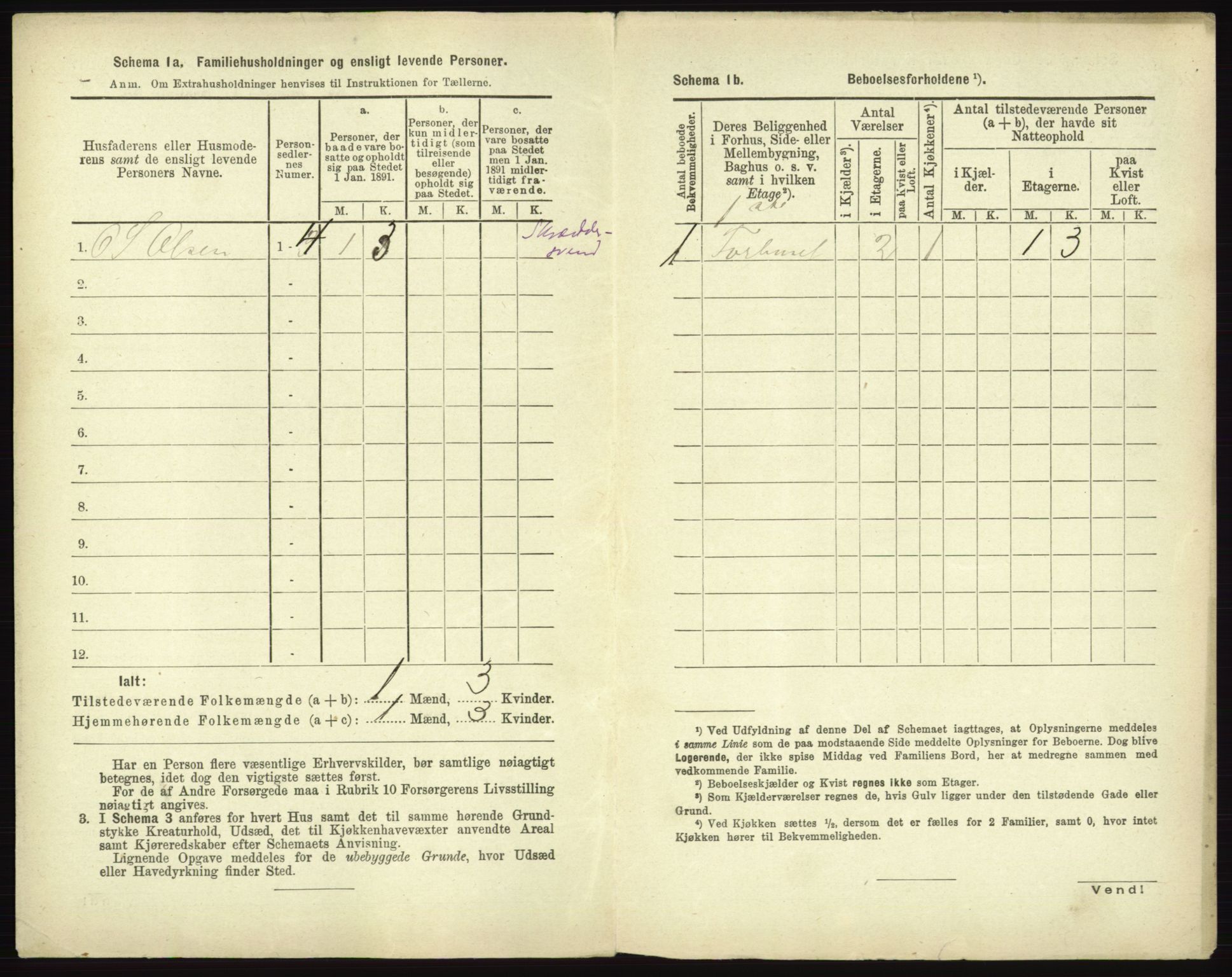 RA, 1891 census for 0101 Fredrikshald, 1891, p. 703