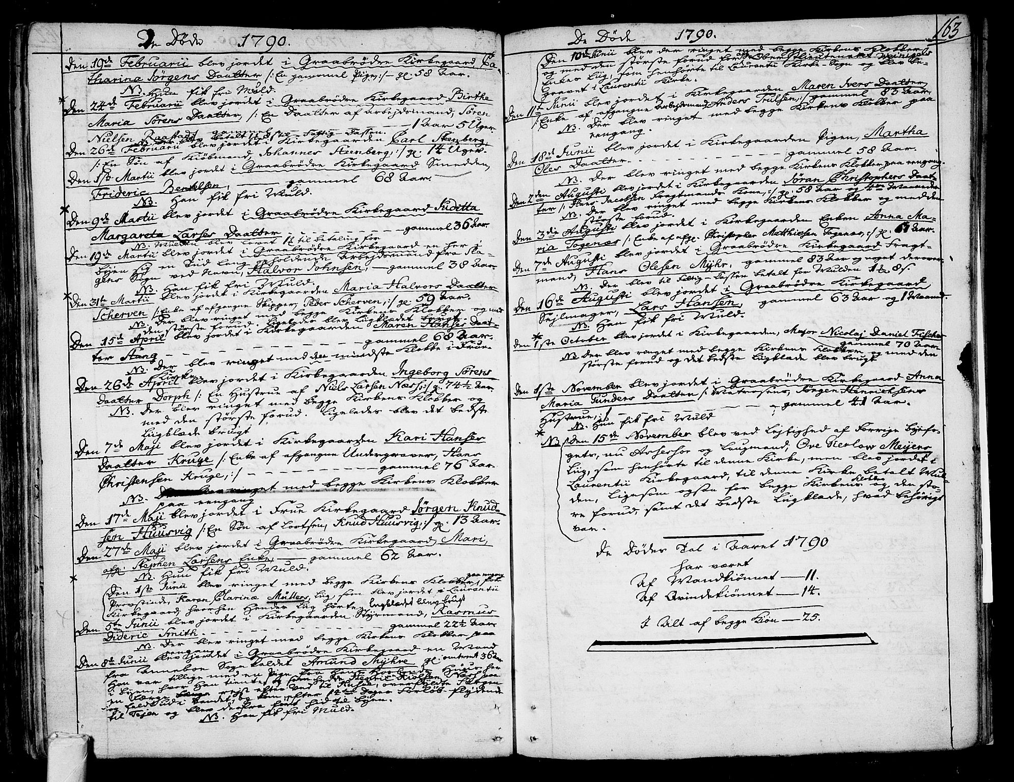 Tønsberg kirkebøker, SAKO/A-330/F/Fa/L0002: Parish register (official) no. I 2, 1760-1796, p. 163