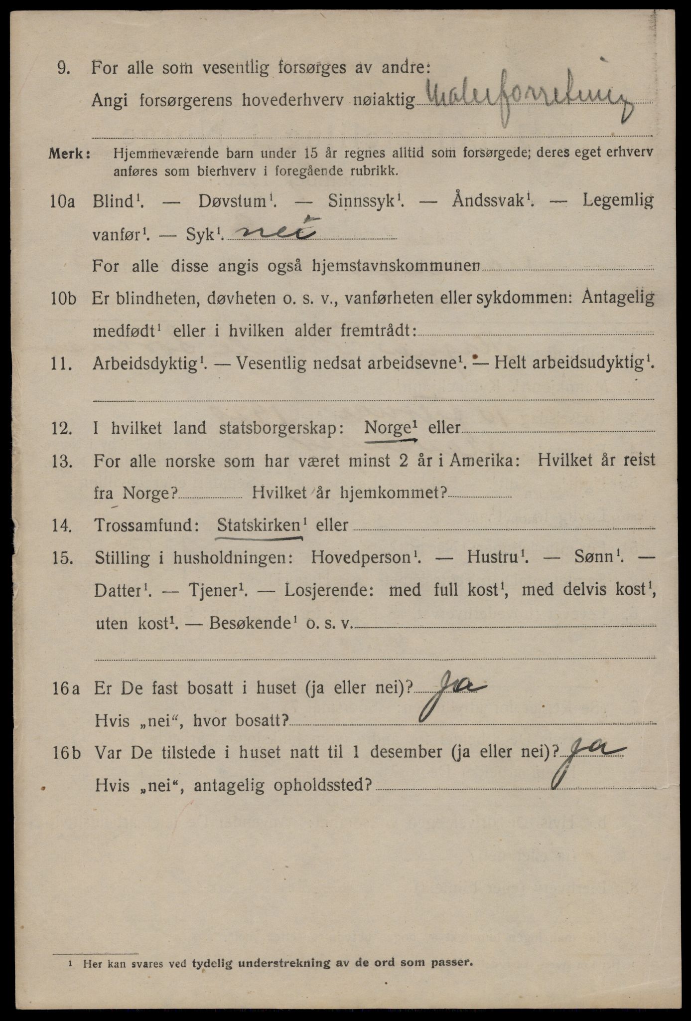 SAST, 1920 census for Stavanger, 1920, p. 59555