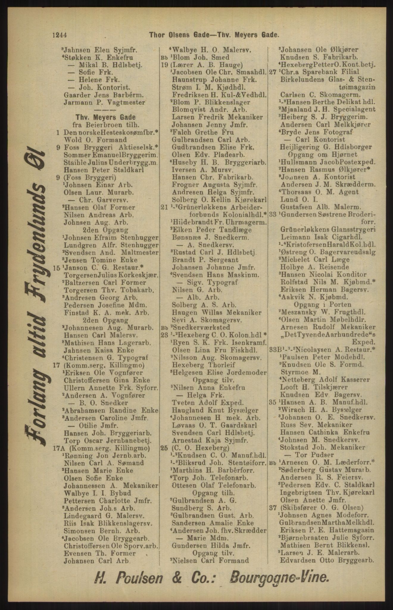 Kristiania/Oslo adressebok, PUBL/-, 1904, p. 1244