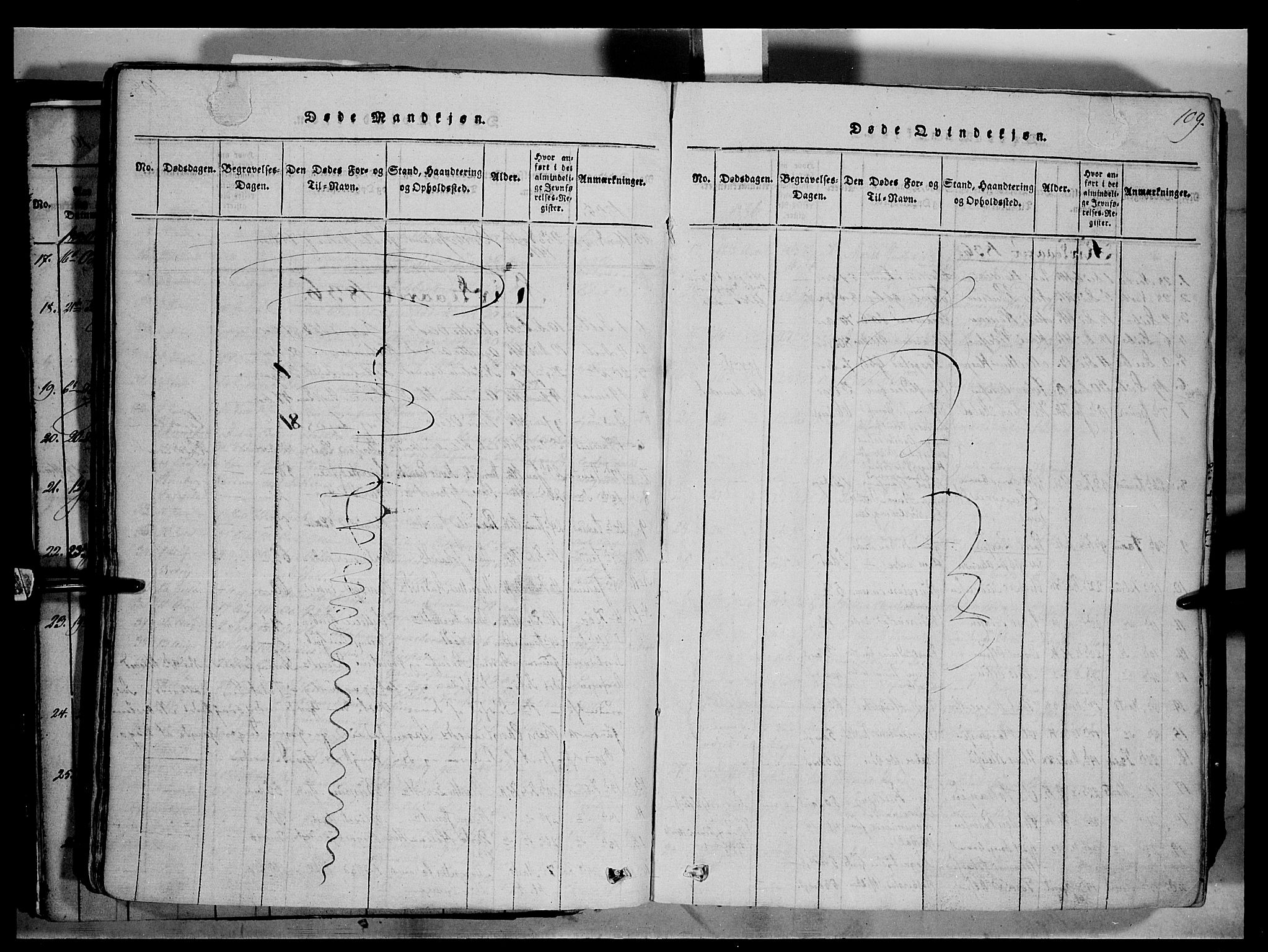 Østre Toten prestekontor, SAH/PREST-104/H/Ha/Haa/L0001: Parish register (official) no. 1, 1828-1839, p. 109