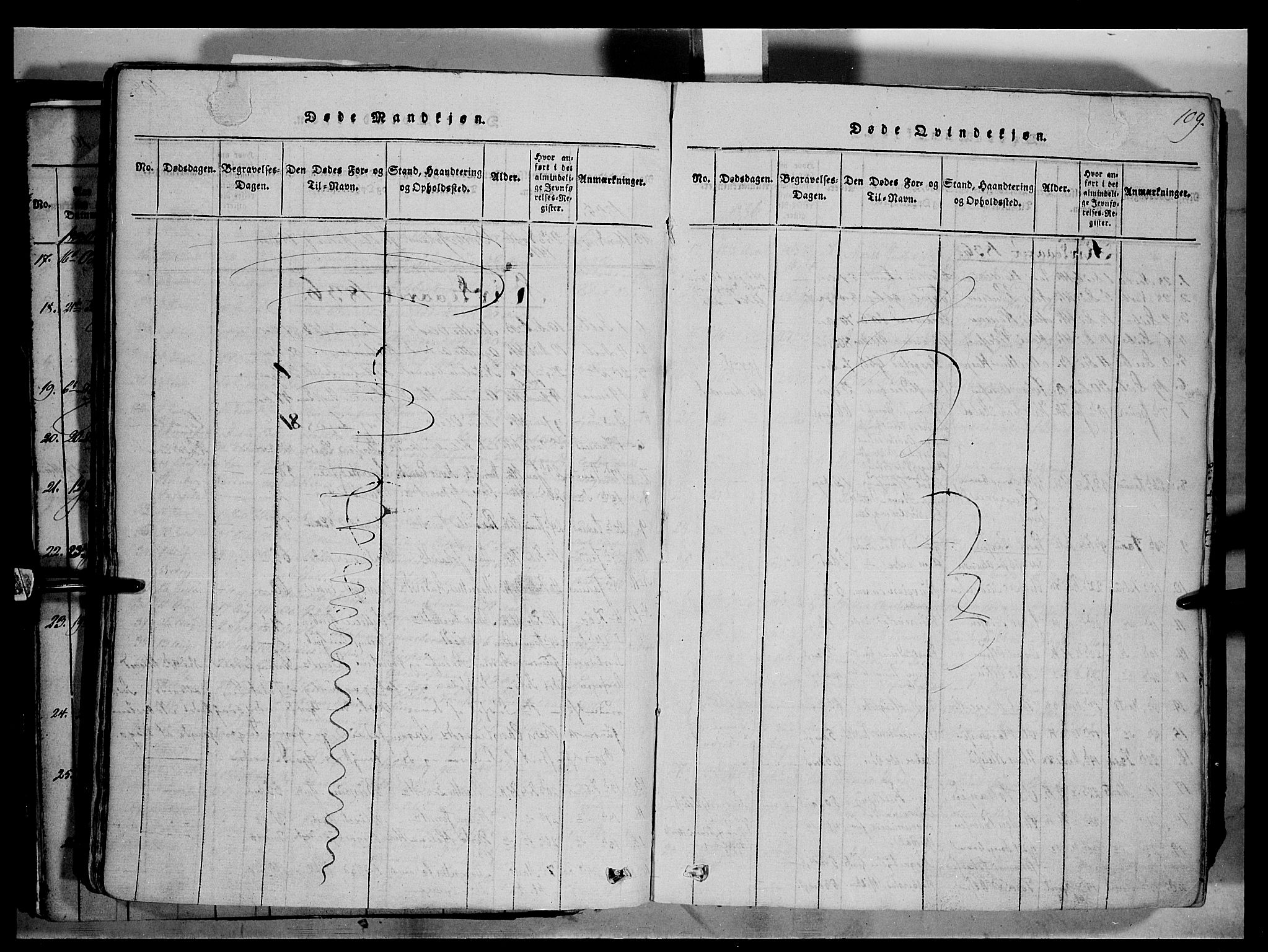 Østre Toten prestekontor, AV/SAH-PREST-104/H/Ha/Haa/L0001: Parish register (official) no. 1, 1828-1839, p. 109