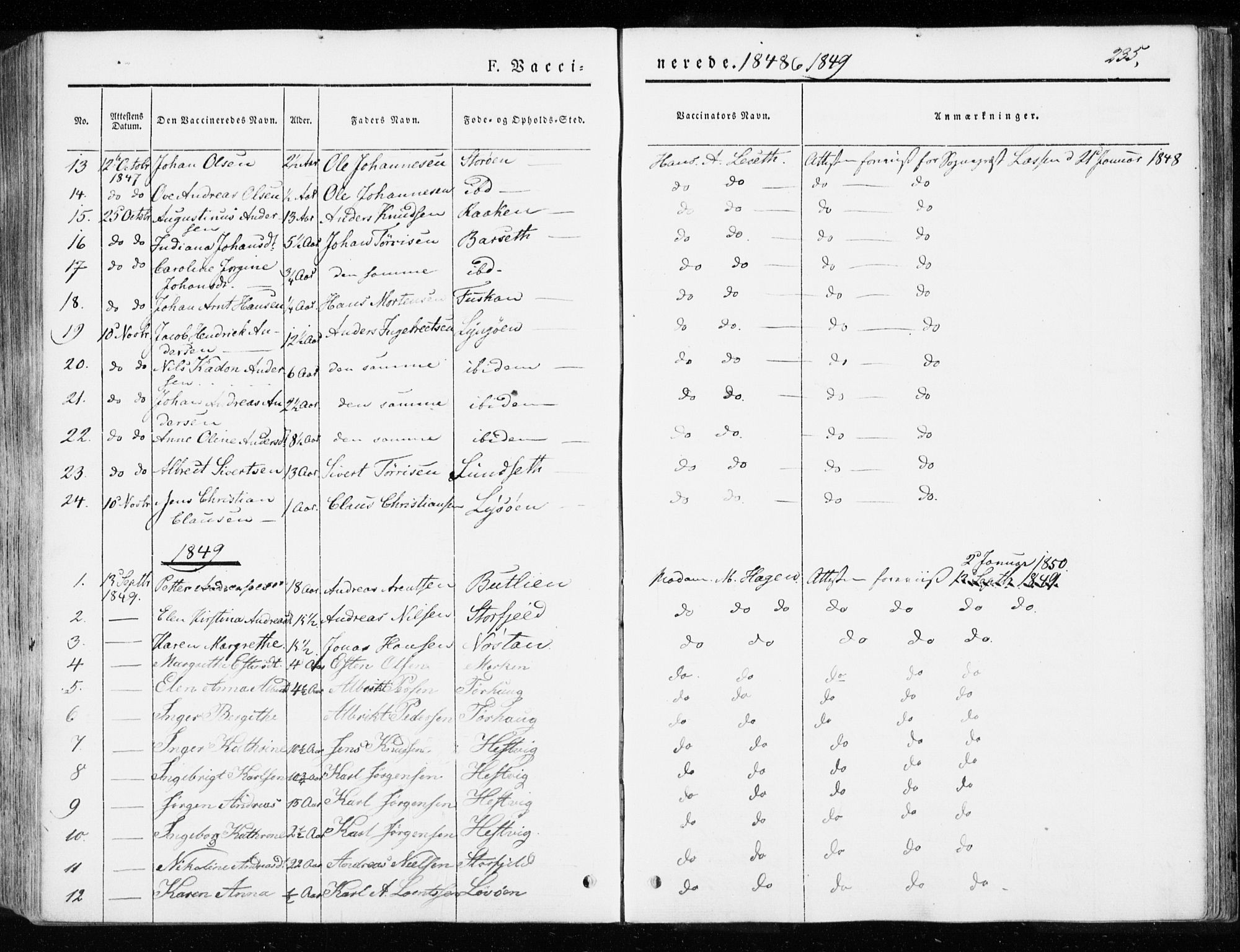 Ministerialprotokoller, klokkerbøker og fødselsregistre - Sør-Trøndelag, AV/SAT-A-1456/655/L0677: Parish register (official) no. 655A06, 1847-1860, p. 235