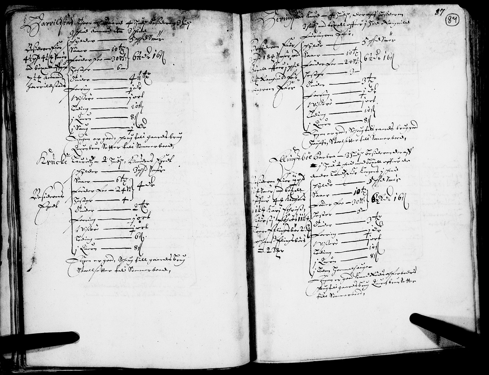 Rentekammeret inntil 1814, Realistisk ordnet avdeling, RA/EA-4070/N/Nb/Nba/L0014: Gudbrandsdalen fogderi, 1. del, 1668, p. 86b-87a