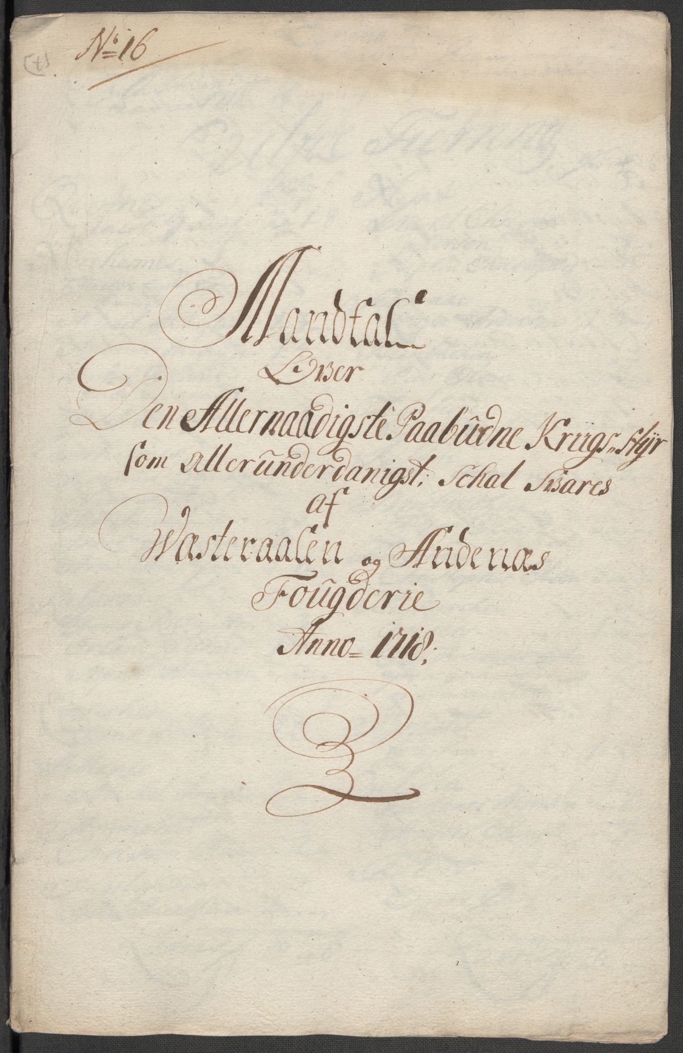 Rentekammeret inntil 1814, Reviderte regnskaper, Fogderegnskap, RA/EA-4092/R67/L4684: Fogderegnskap Vesterålen, Andenes og Lofoten, 1718, p. 161
