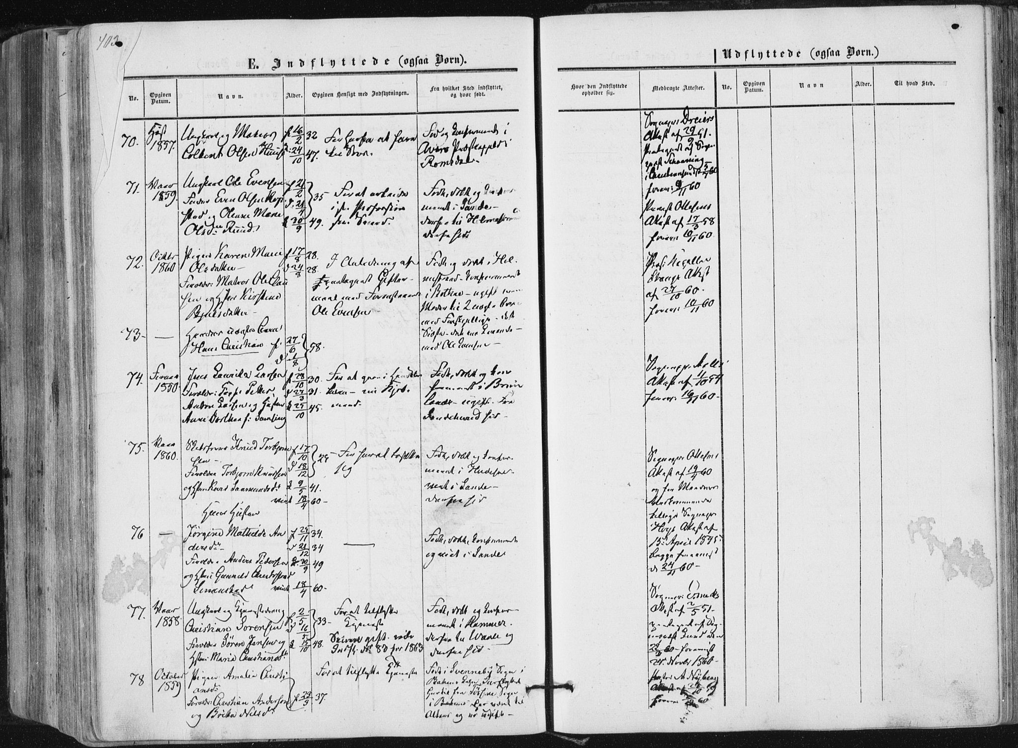 Tønsberg kirkebøker, SAKO/A-330/F/Fa/L0008: Parish register (official) no. I 8, 1855-1864, p. 403